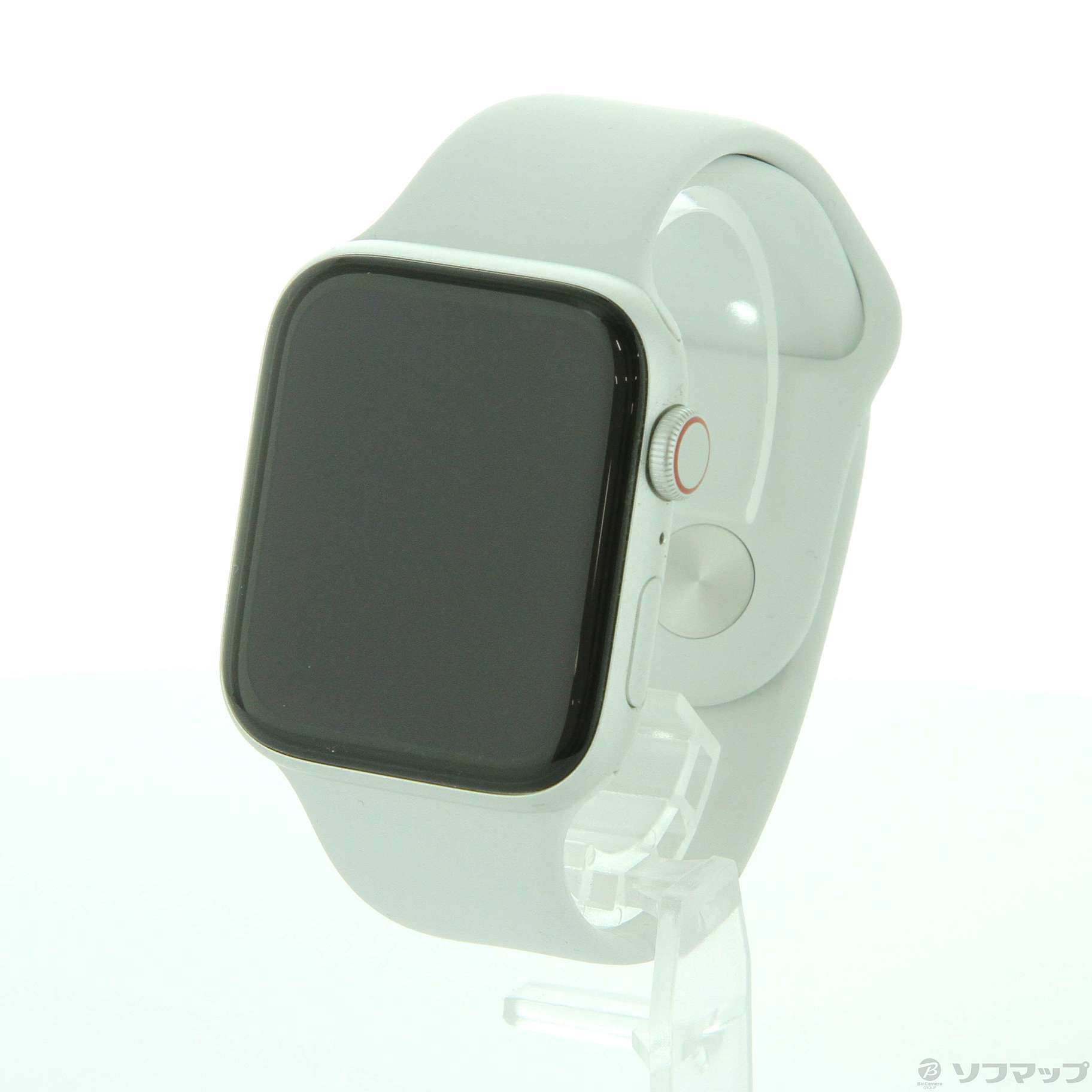 Apple Watch SE 第2世代 GPS + Cellular 44mm シルバーアルミニウムケース ホワイトスポーツバンド