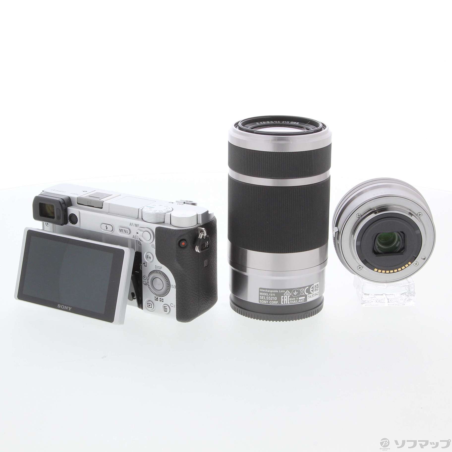 中古】α6400 ILCE-6400Y ダブルズームレンズキット シルバー