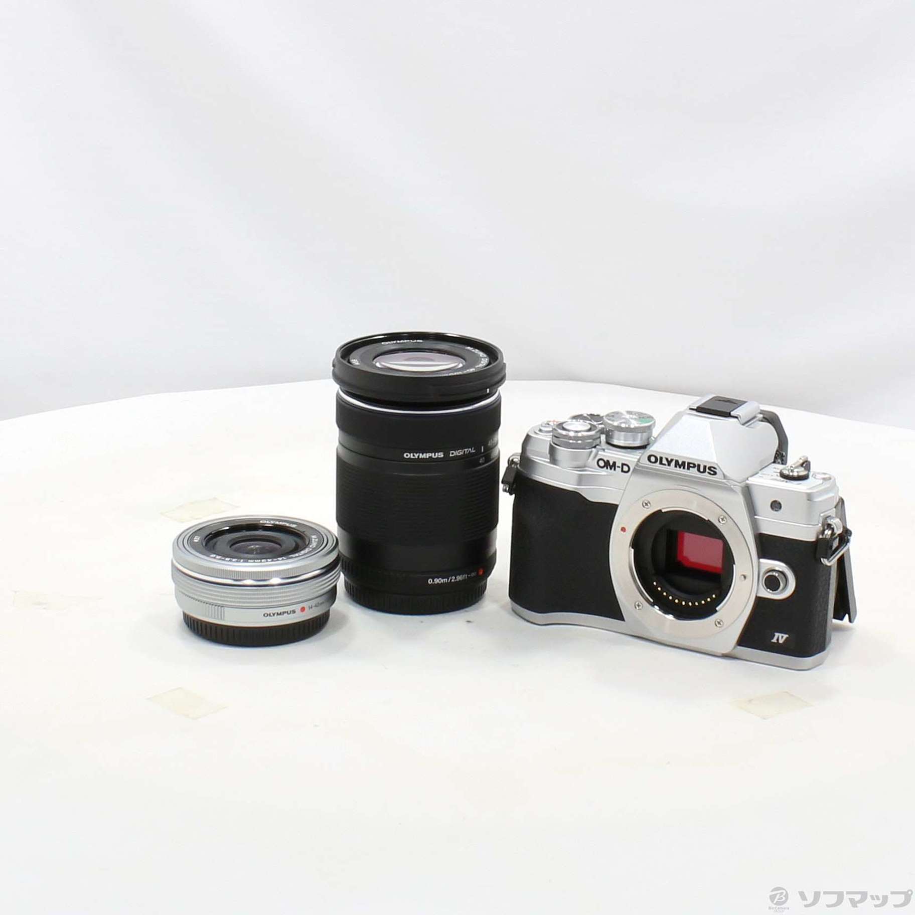 中古】OM-D E-M10 Mark IV EZダブルズームキット シルバー