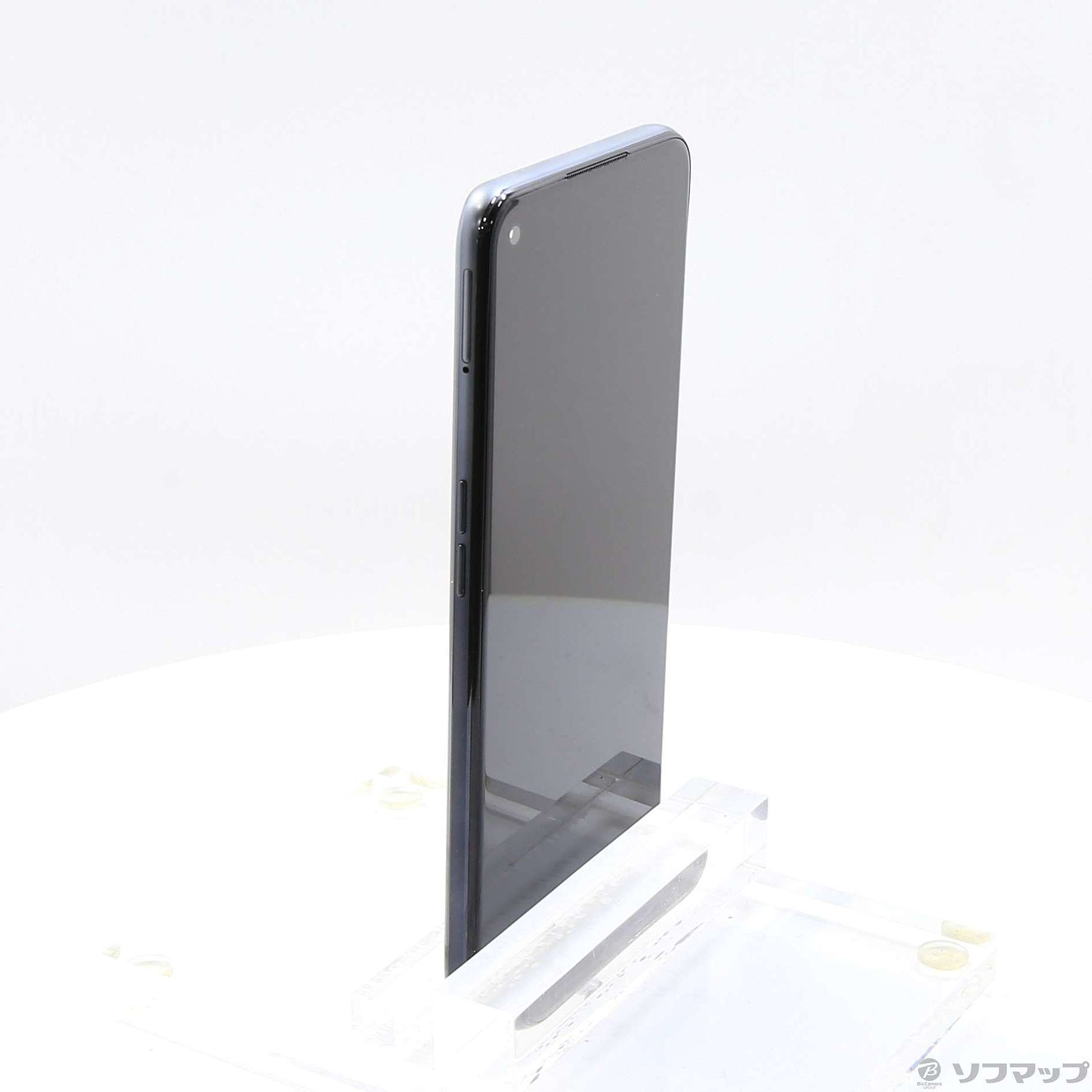 中古】OPPO A54 5G 64GB シルバーブラック OPG02 UQ mobile