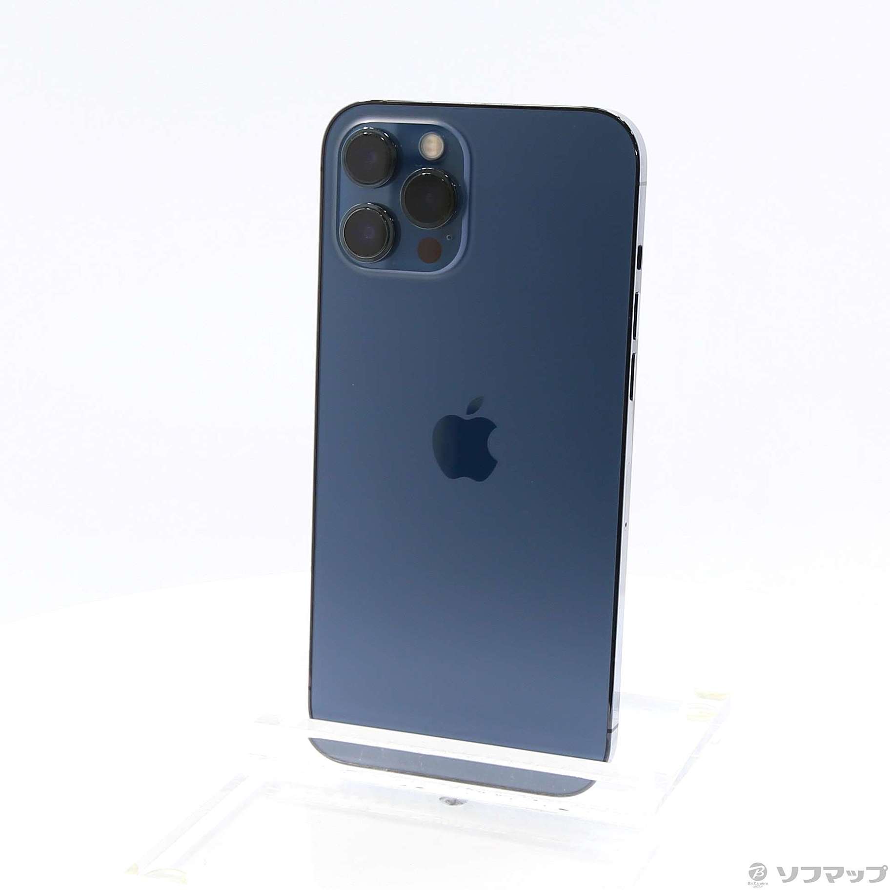 中古】iPhone12 Pro Max 128GB パシフィックブルー MGCX3J／A SIM