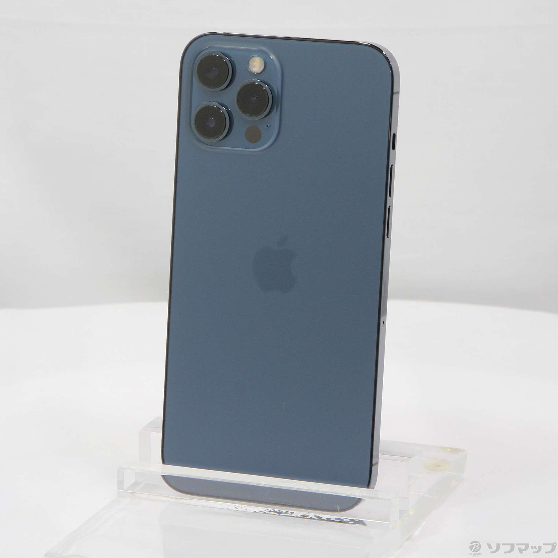 中古】iPhone12 Pro Max 256GB パシフィックブルー MGD23J／A SIM