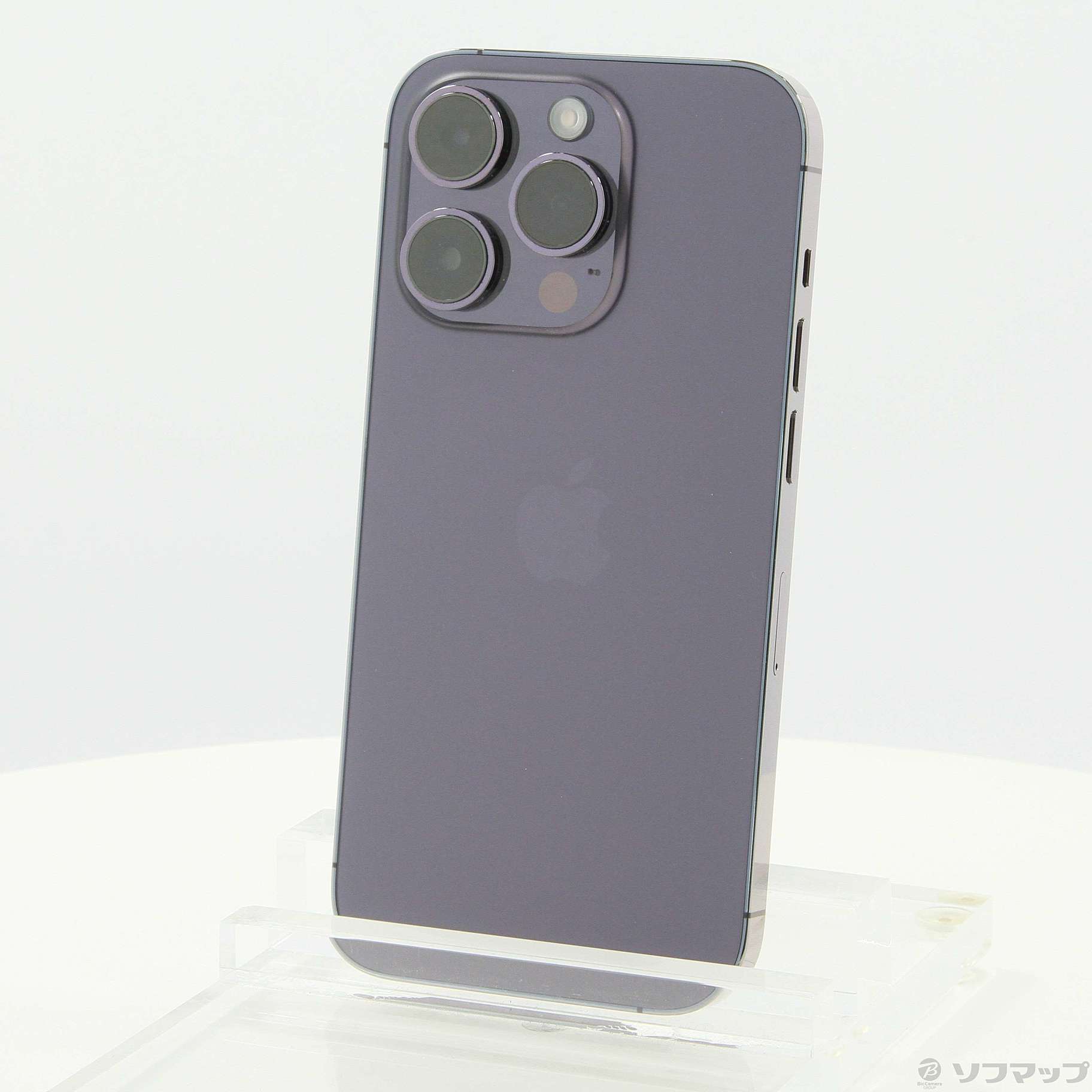 中古】iPhone14 Pro 128GB ディープパープル MQ0F3J／A SIMフリー 