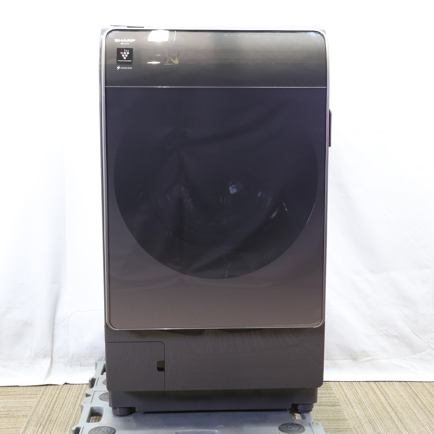 中古】〔中古品〕 ドラム式洗濯乾燥機 リッチブラウン ES-X11A-TL