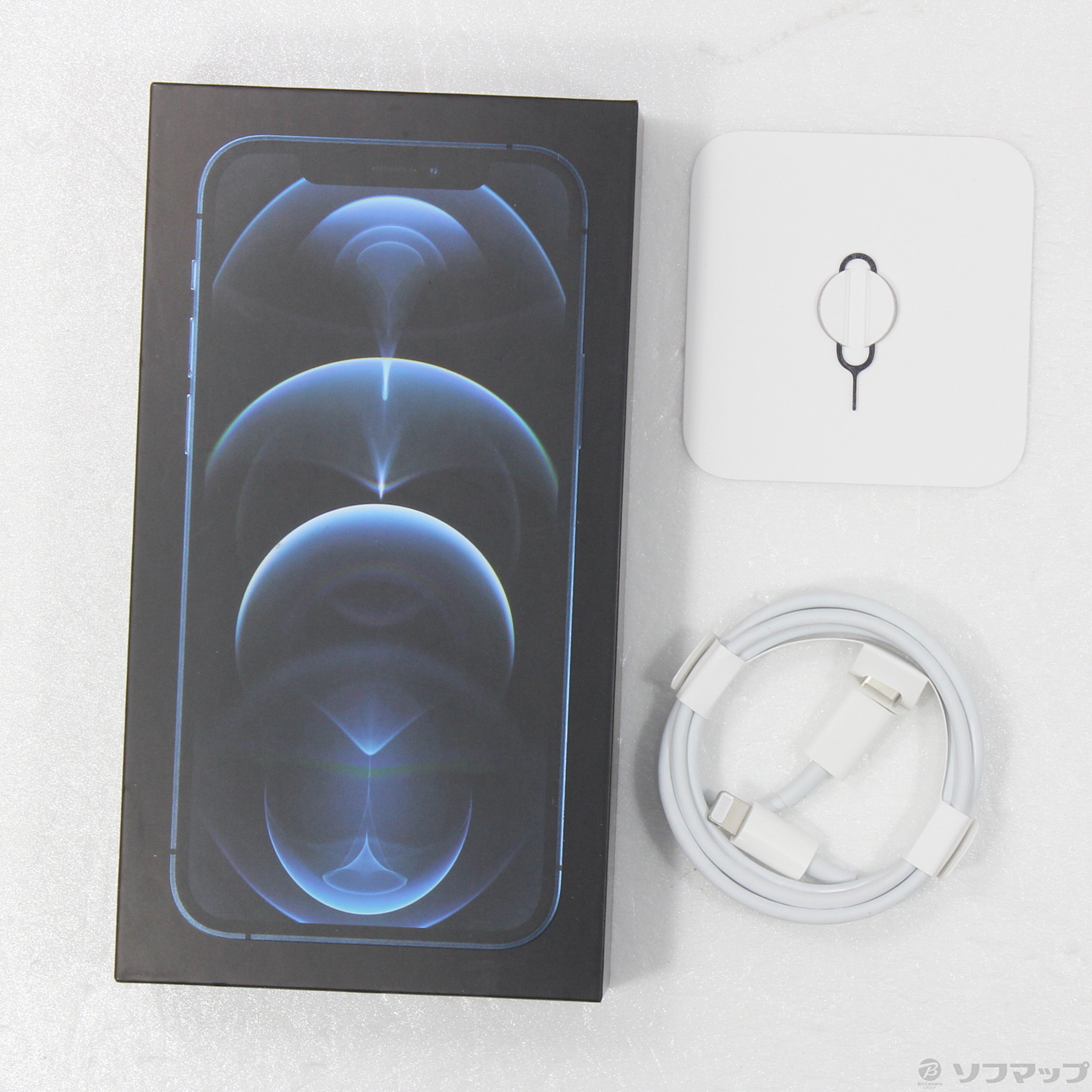 中古】セール対象品 iPhone12 Pro 256GB パシフィックブルー MGMD3J／A