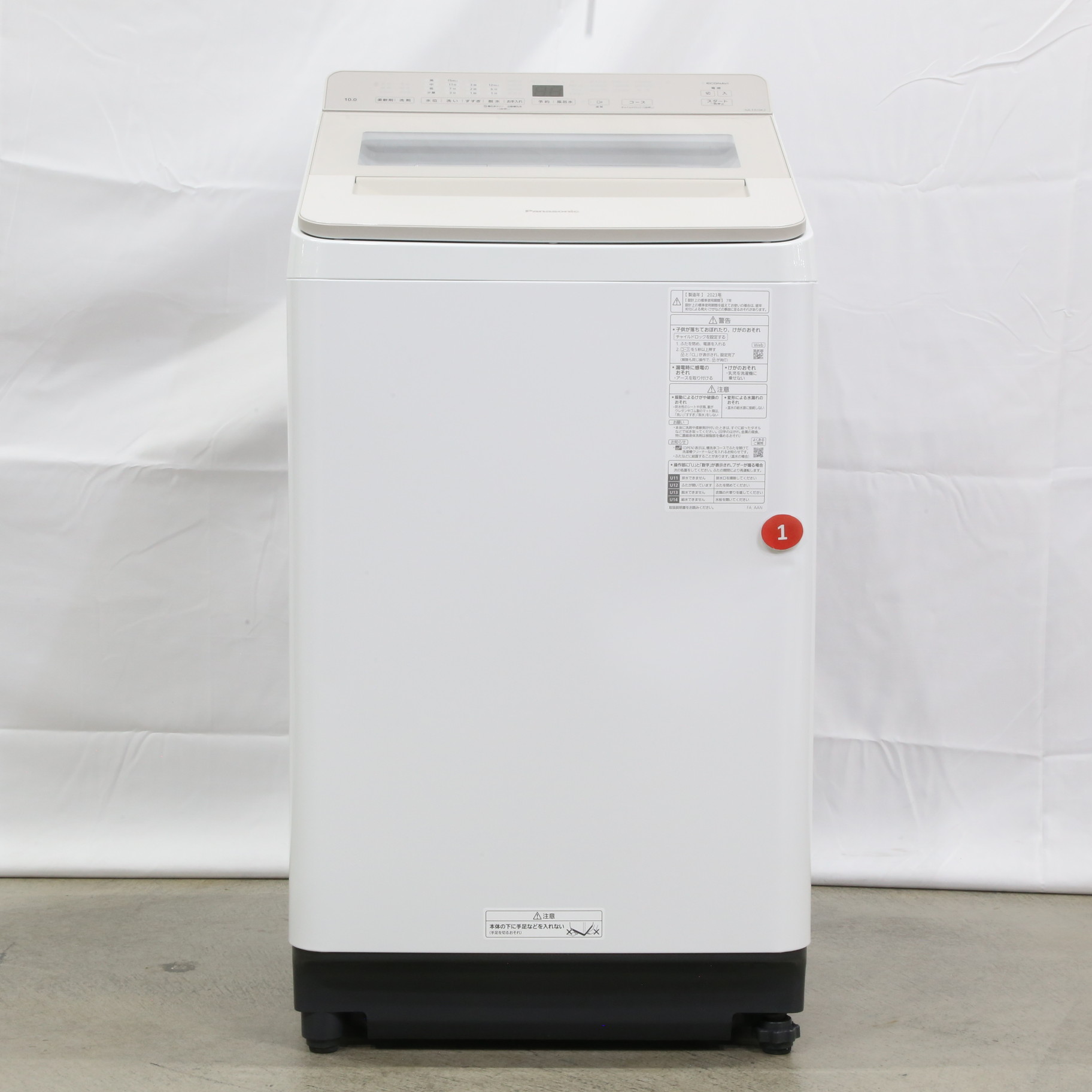 【動作品】Panasonic NA-FA10K2 洗濯機 中古品 中古】〔中古品〕 全自動洗濯機 FAシリーズ シャンパン NA-FA10K2-N
