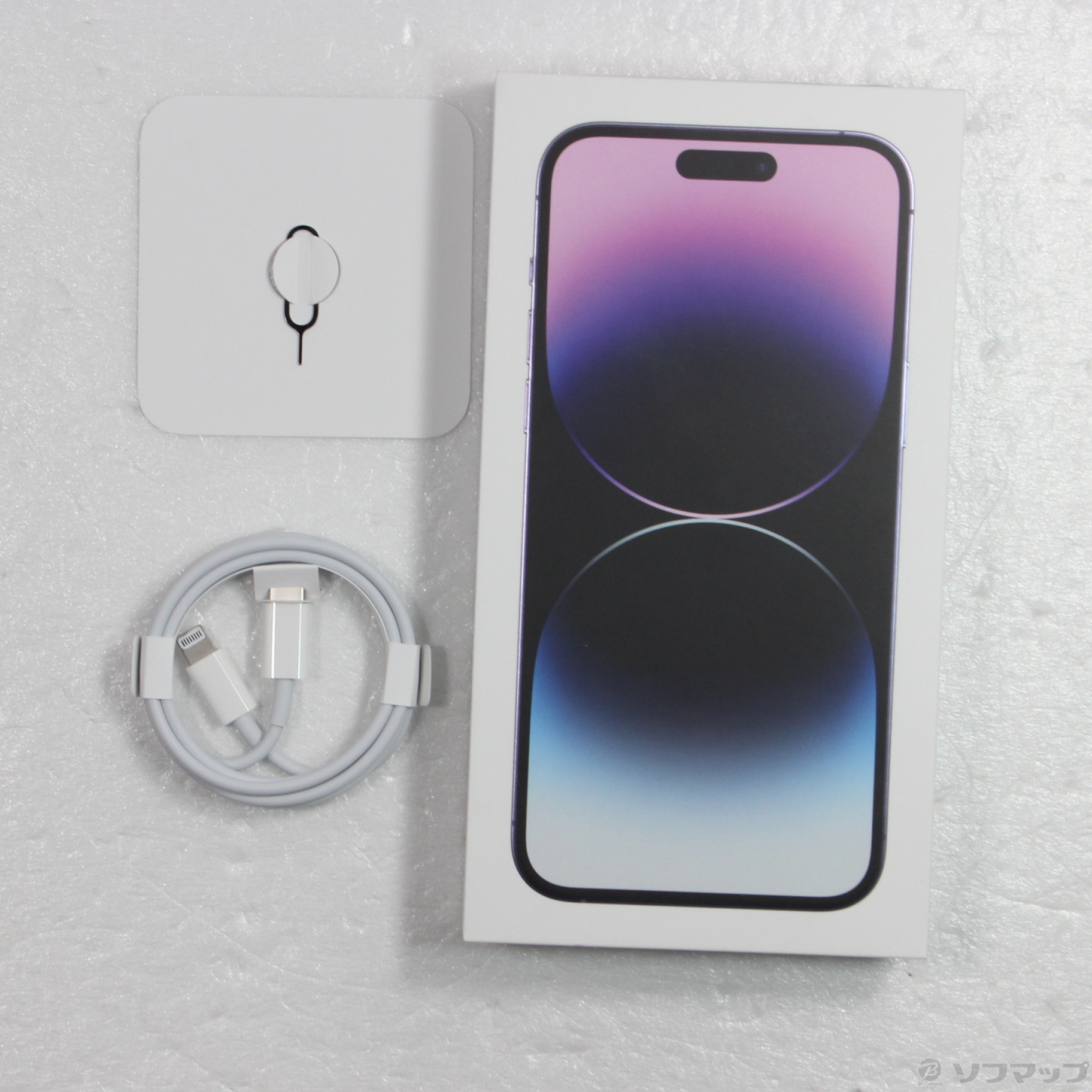 中古】iPhone14 Pro Max 256GB ディープパープル MQ9E3J／A SIM