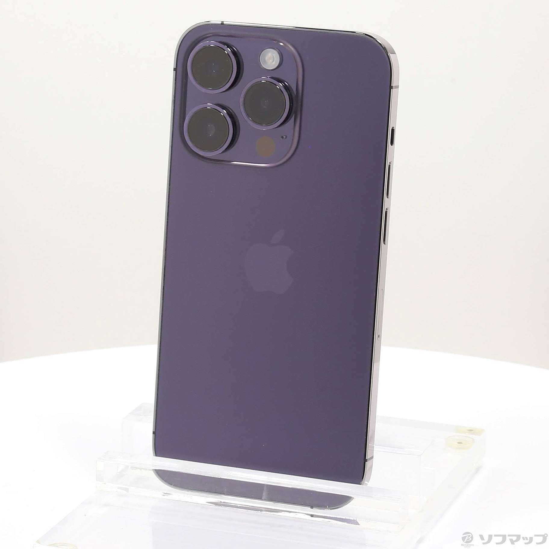 中古】iPhone14 Pro 128GB ディープパープル MQ0F3J／A SIMフリー