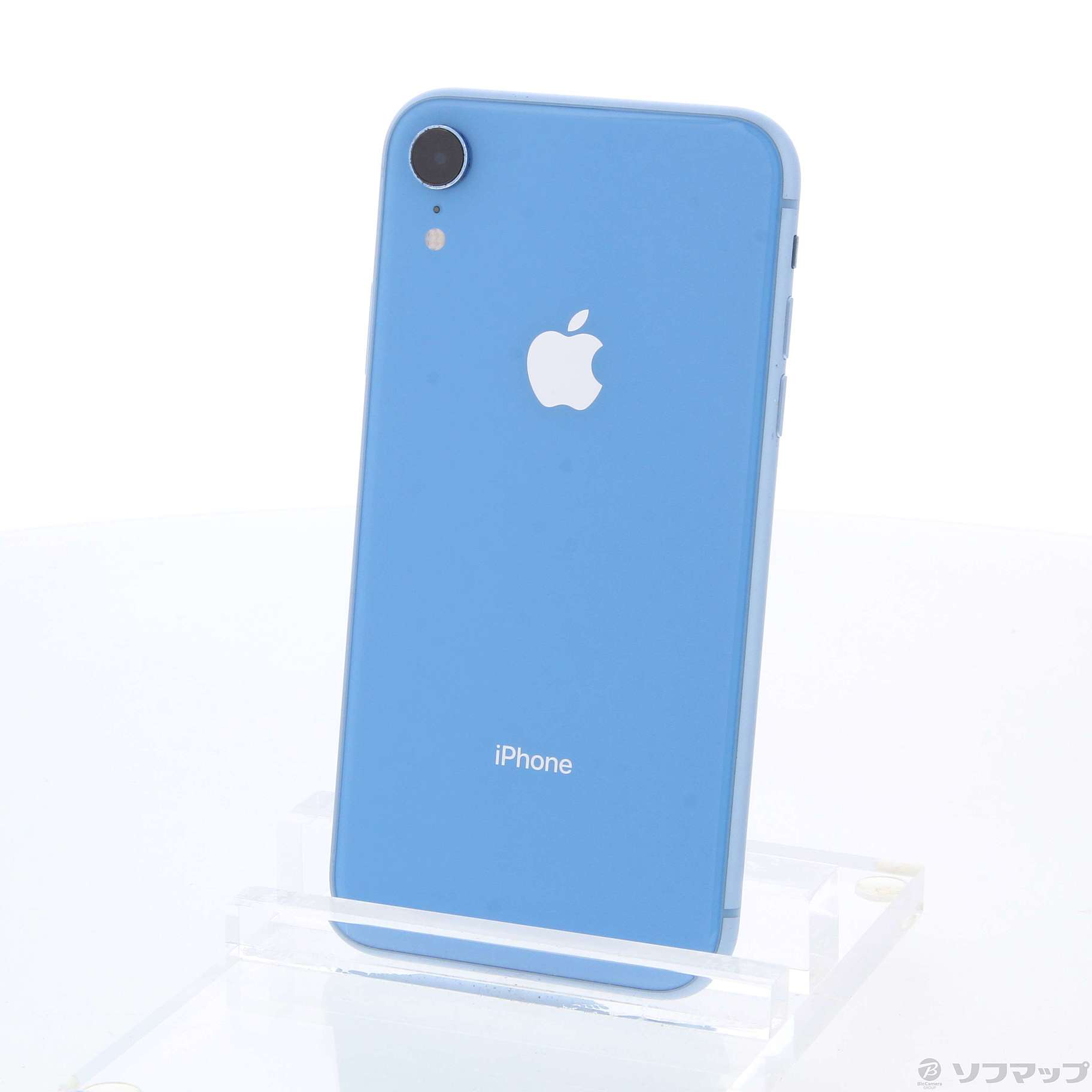 中古】iPhoneXR 128GB ブルー MT0U2J／A SoftBank [2133051119556