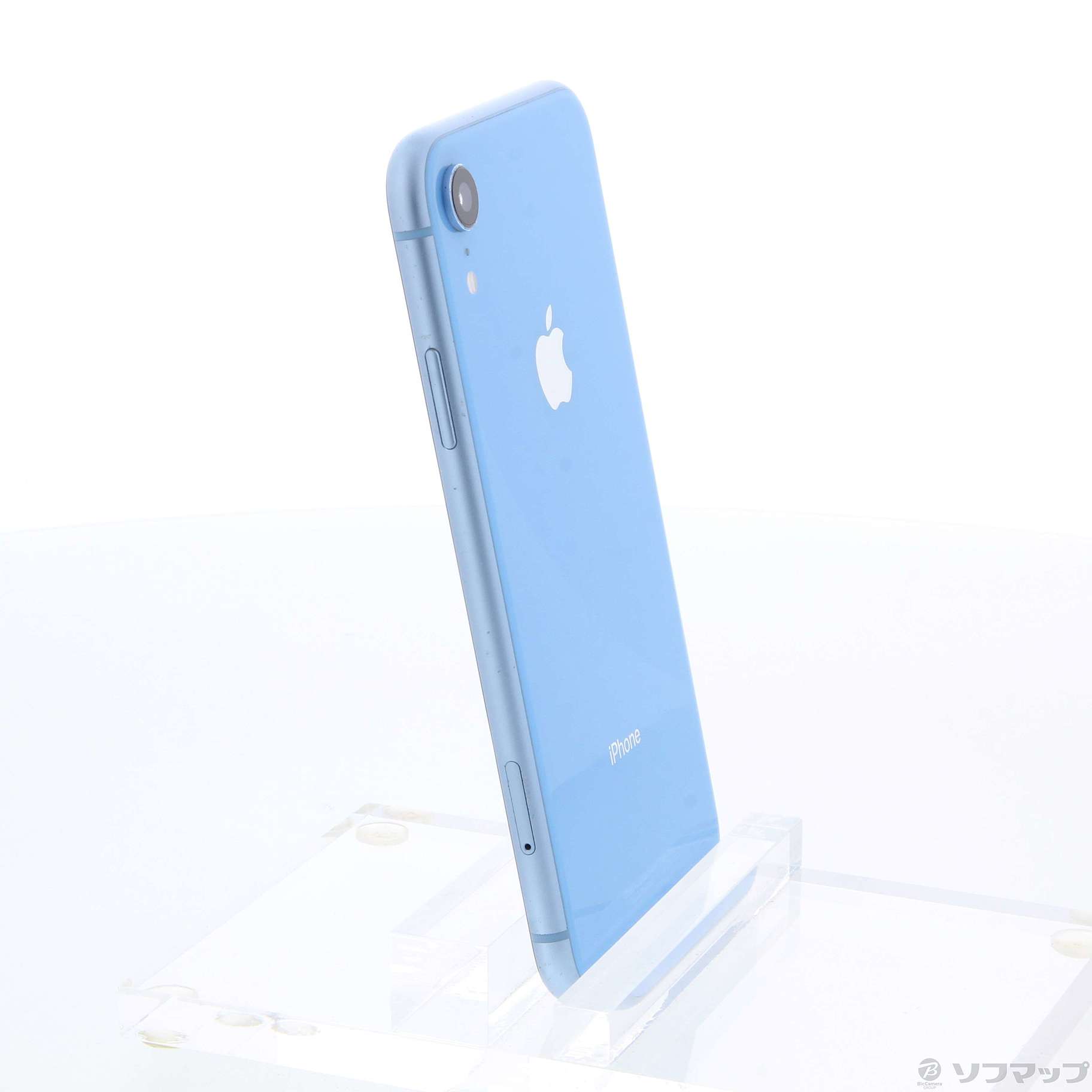 中古】iPhoneXR 128GB ブルー MT0U2J／A SoftBank [2133051119556