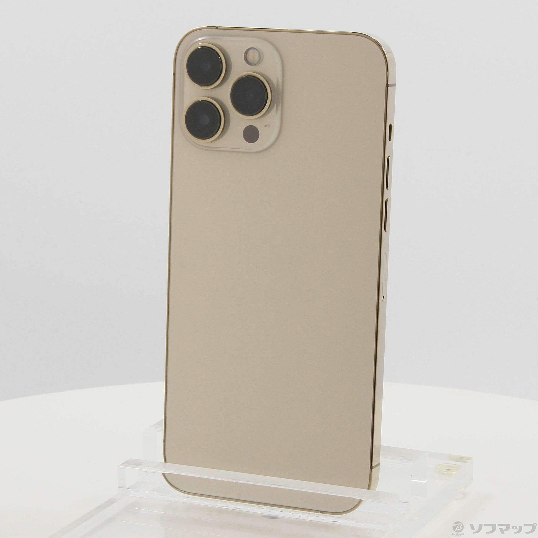 (中古)Apple iPhone13 Pro Max 256GB ゴールド MLJA3J/A SIMフリー(305-ud)