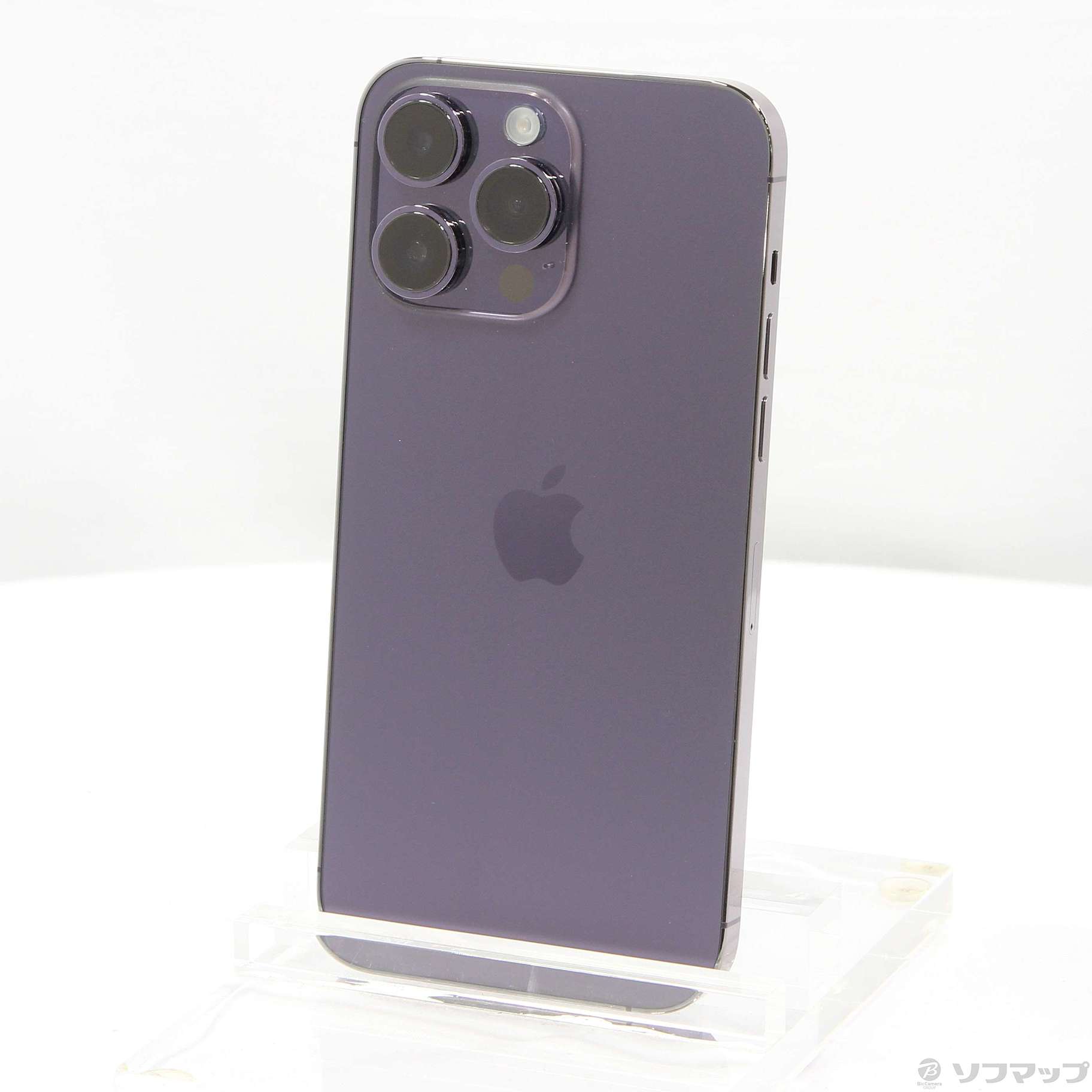 中古】iPhone14 Pro Max 256GB ディープパープル MQ9E3J／A SIM