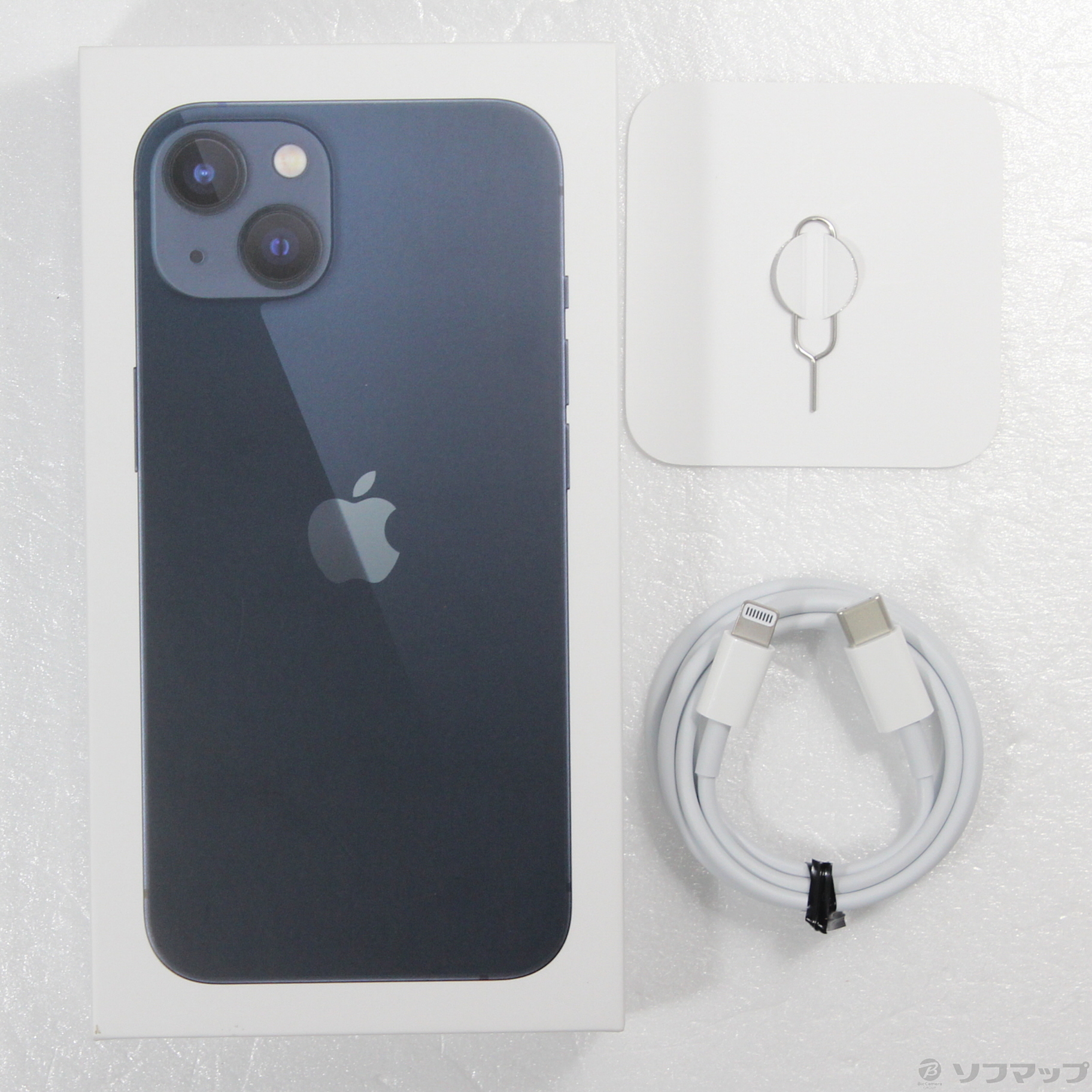 中古】セール対象品 iPhone13 128GB ミッドナイト MLNC3J／A SIM