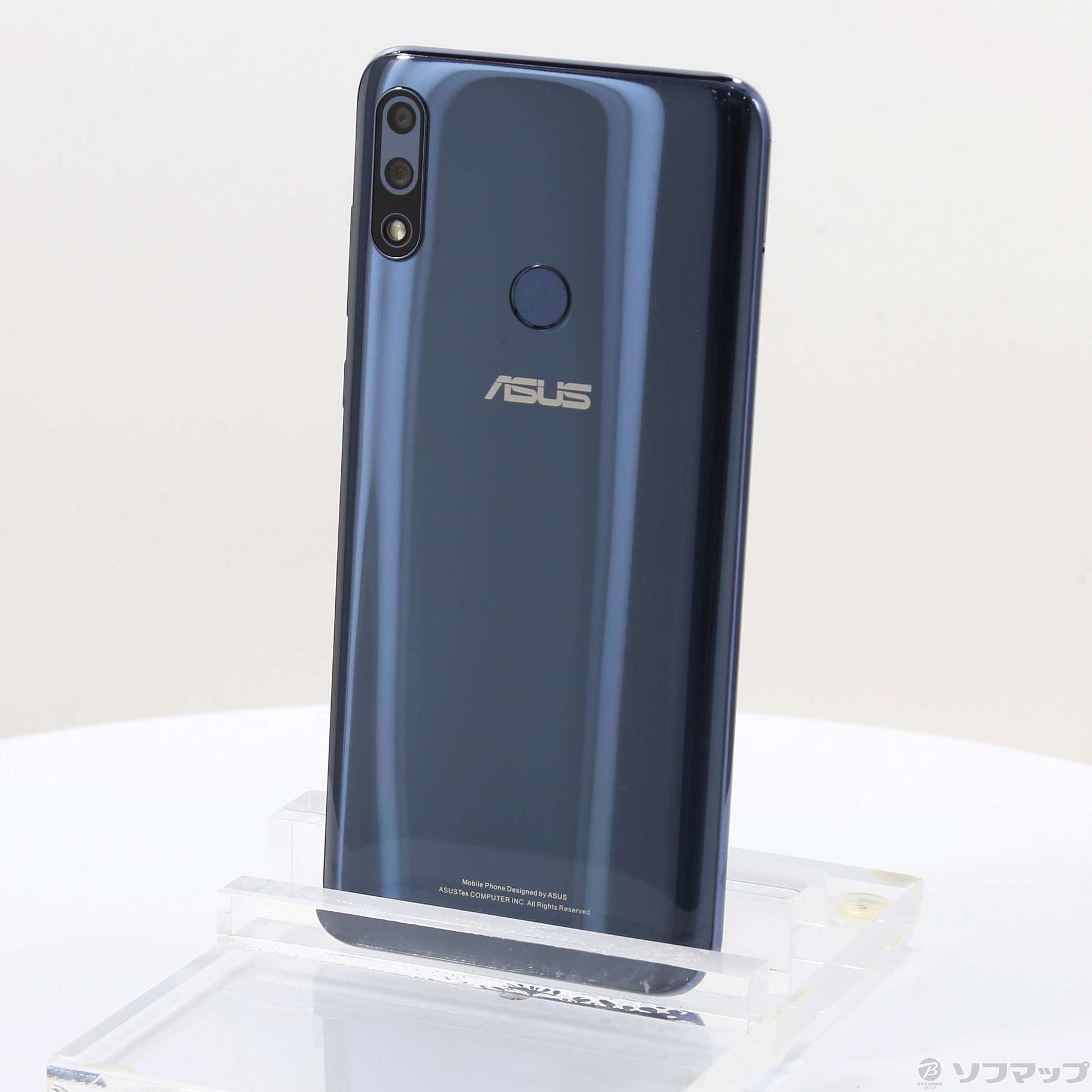 中古】ZenFone Max Pro M2 64GB ミッドナイトブルー ZB631KL-BL64S4