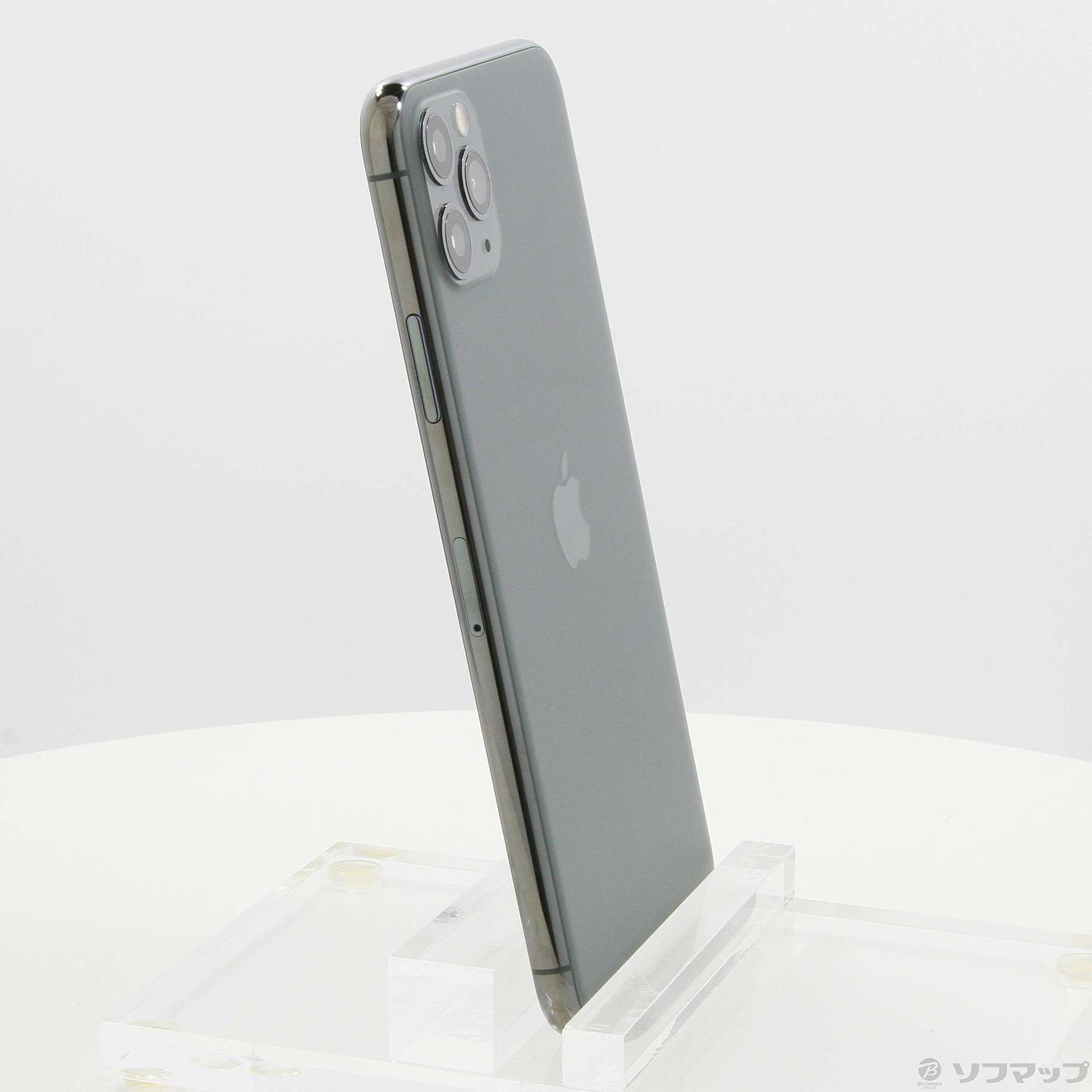 中古】【安心保証】 iPhone11 Pro Max[256GB] docomo NWHM2J 歯がゆい ミッドナイトグリーン