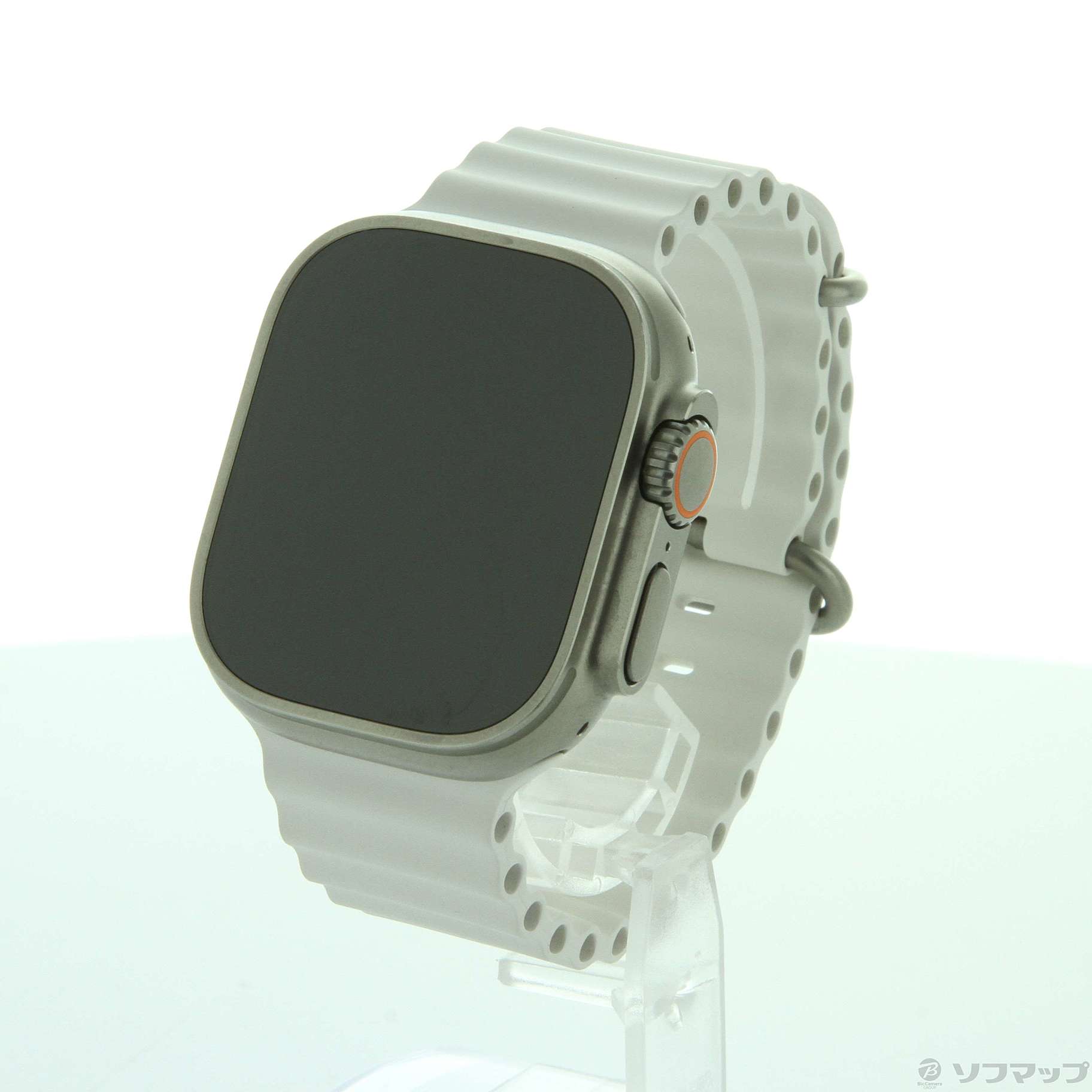 Apple Watch Ultra GPS + Cellular 49mm チタニウムケース ホワイトオーシャンバンド