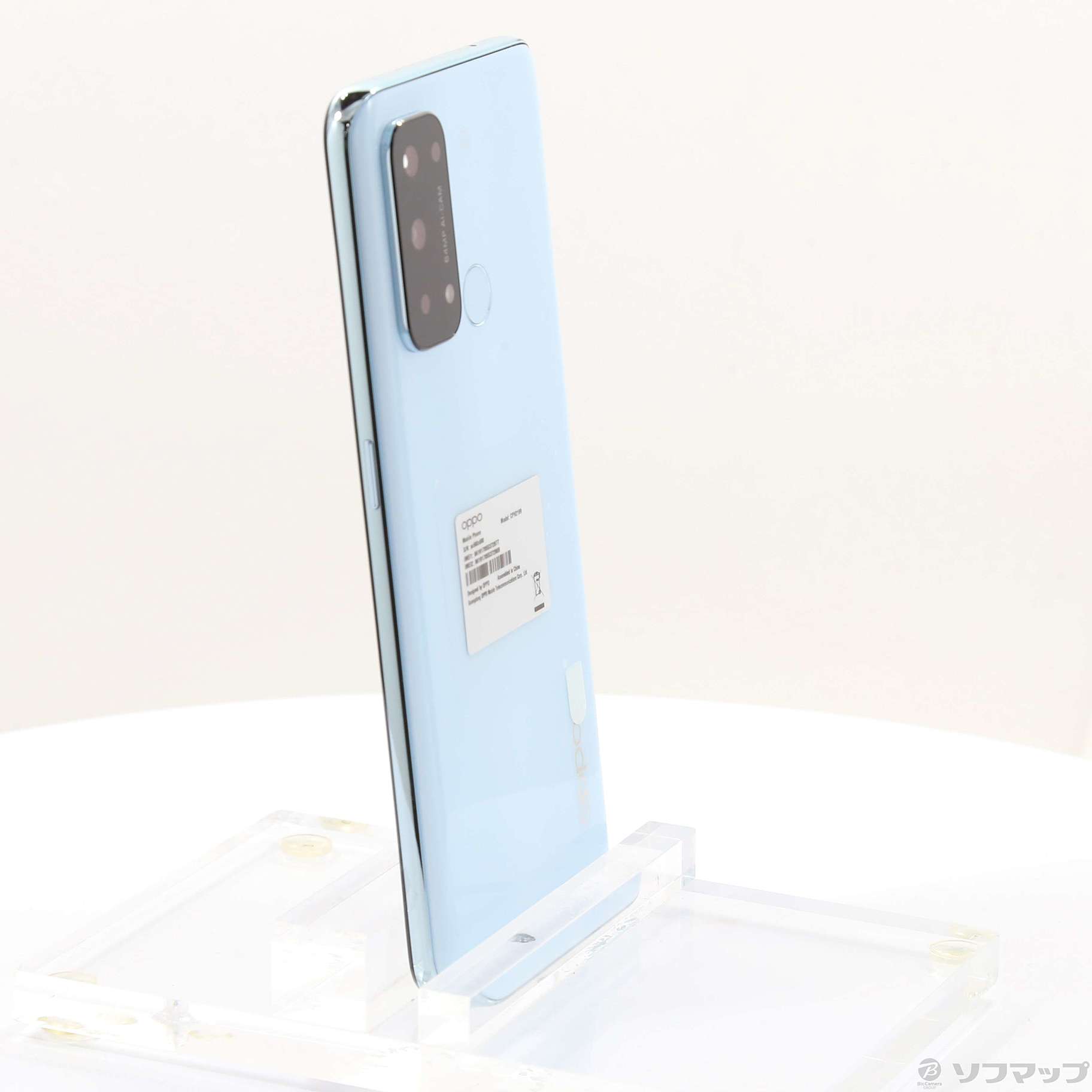 中古品〕 OPPO Reno5 A 128GB アイスブルー CPH2199 SIMフリー｜の通販