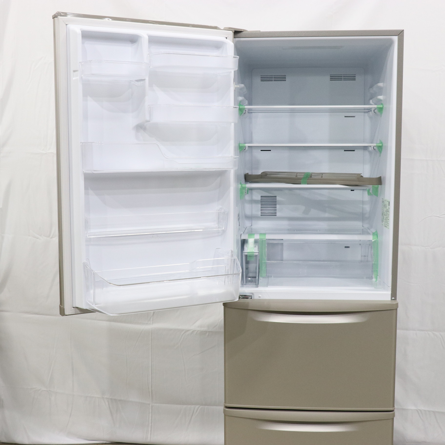 中古】〔展示品〕 冷蔵庫 Cタイプ グレイスゴールド NR-C374CL-N ［幅