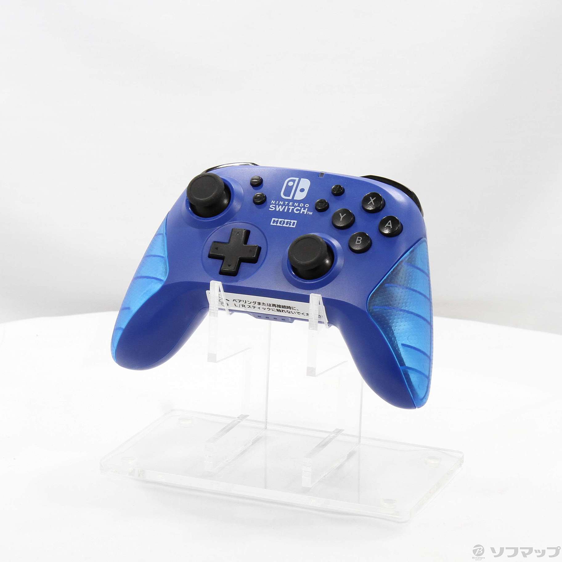 〔中古品〕 ワイヤレスホリパッド for Nintendo Switch ブルー NSW-174