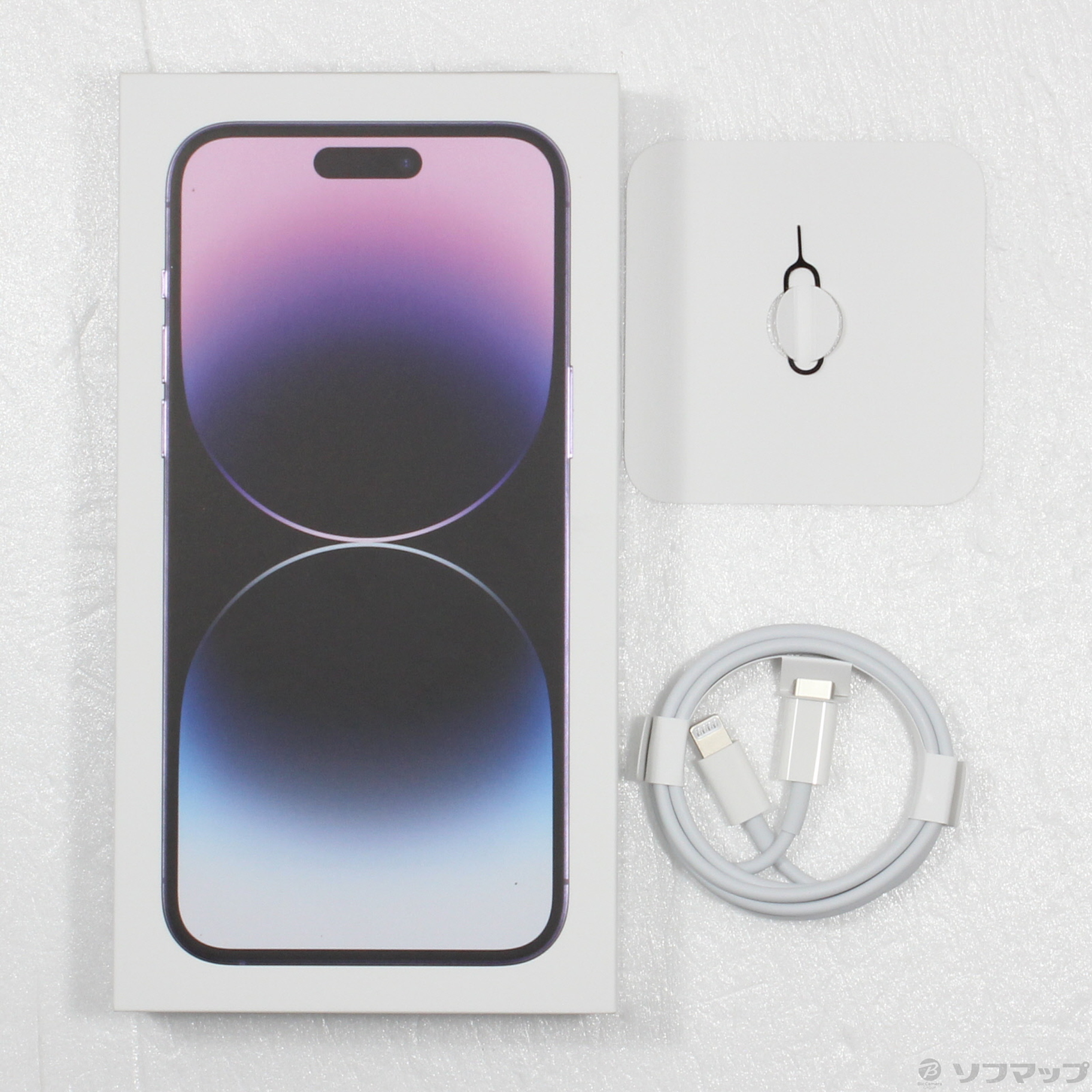iPhone14 ProMax 1TB 中古即配　MQ9N3J/A SIMフリー 中古】iPhone14 Pro Max 1TB ディープパープル MQ9N3J／A SIM