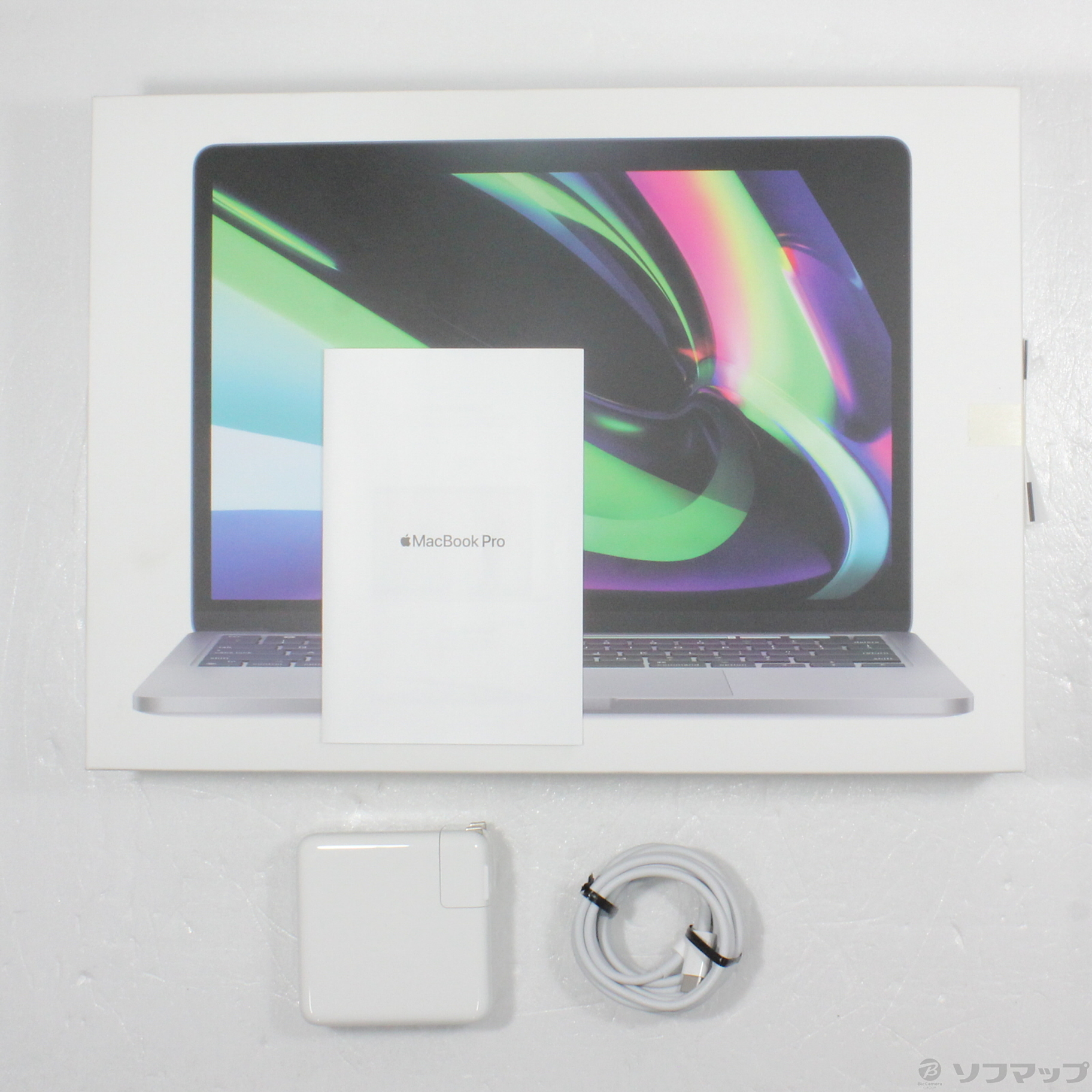 〔中古品〕 MacBook Pro 13.3-inch Late 2020 MYD82J／A Apple M1 8コアCPU_8コアGPU 8GB  SSD256GB スペースグレイ 〔12.6 Monterey〕