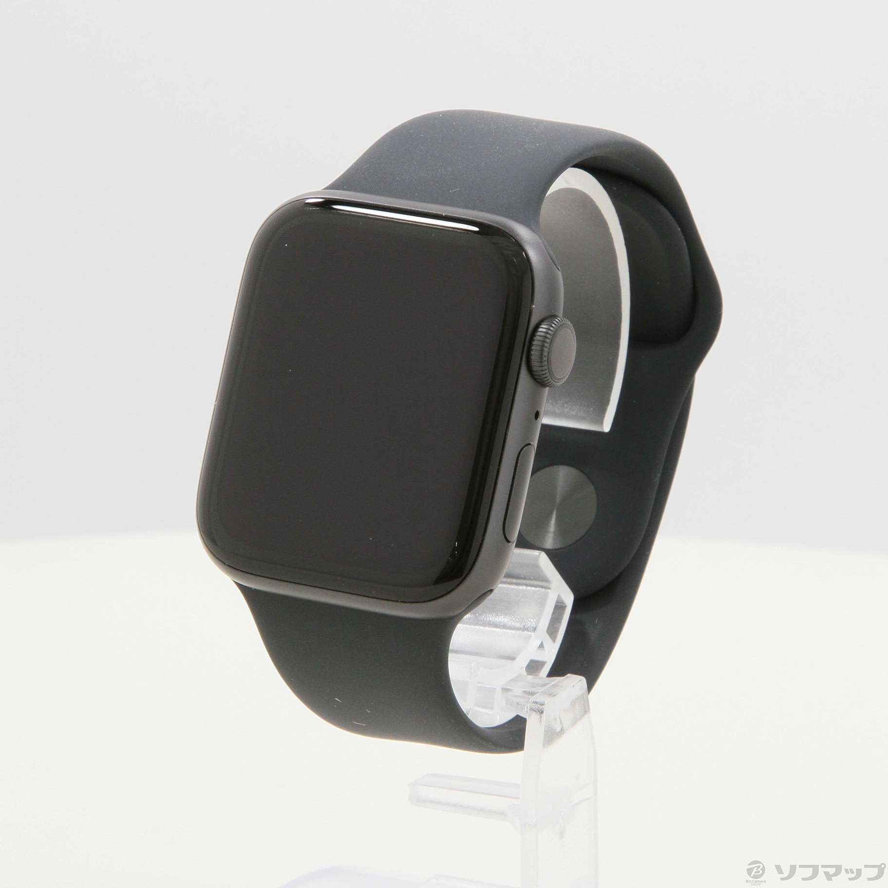 Apple Watch Series 5 GPS 44mm スペースグレイアルミニウムケース ブラックスポーツバンド
