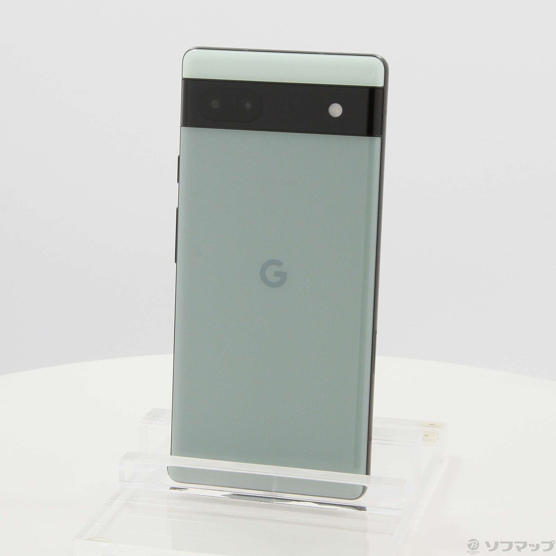 中古】Google Pixel 6a 128GB セージ GB17L auロック解除SIMフリー