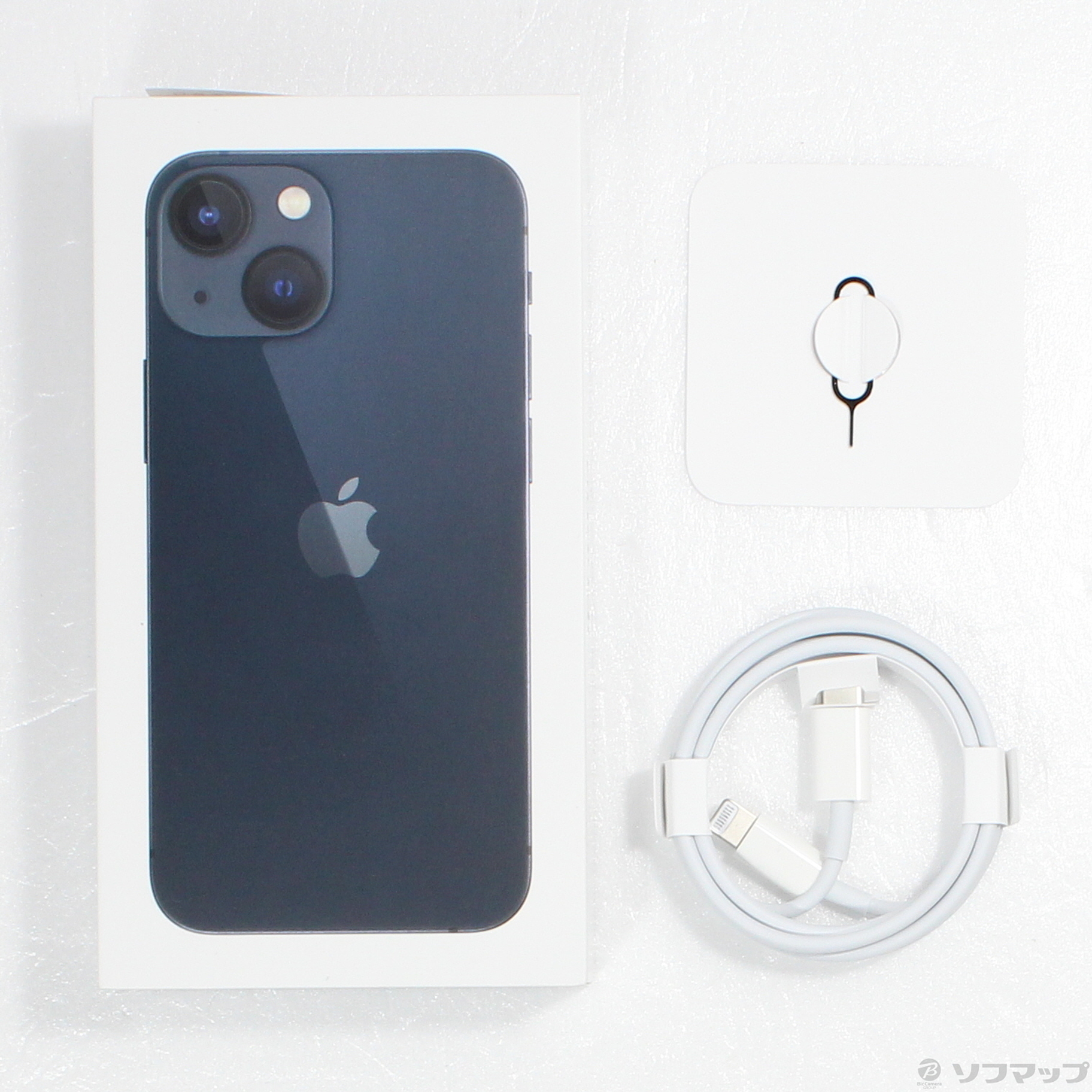 中古】iPhone13 mini 256GB ミッドナイト MLJJ3J／A SIMフリー