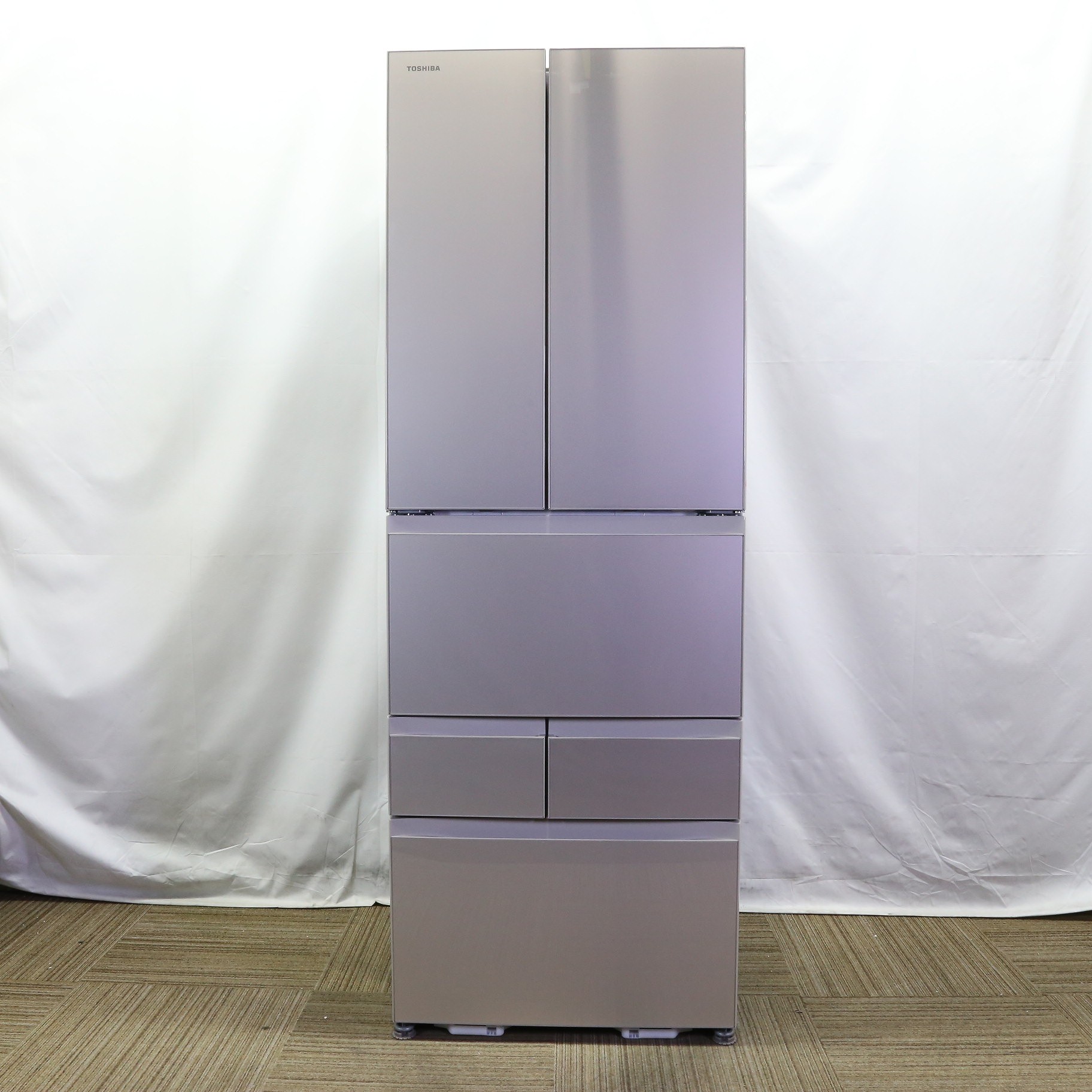 中古】〔展示品〕 冷蔵庫 サテンゴールド GR-V510FH(EC) ［幅65cm