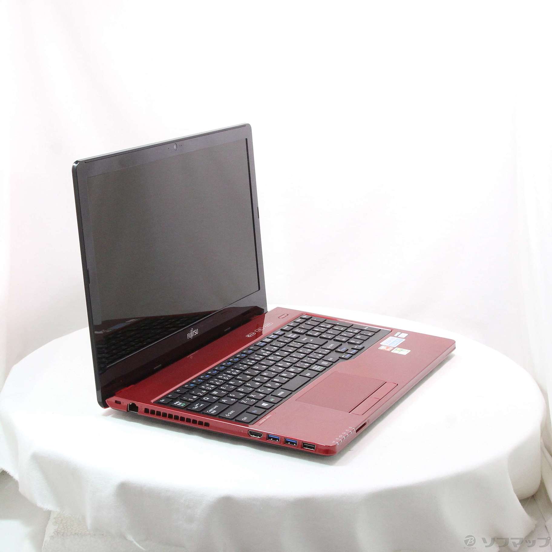 格安安心パソコン LIFEBOOK AH40／C1 FMVA40C1RJ ルビーレッド 〔Windows 10〕