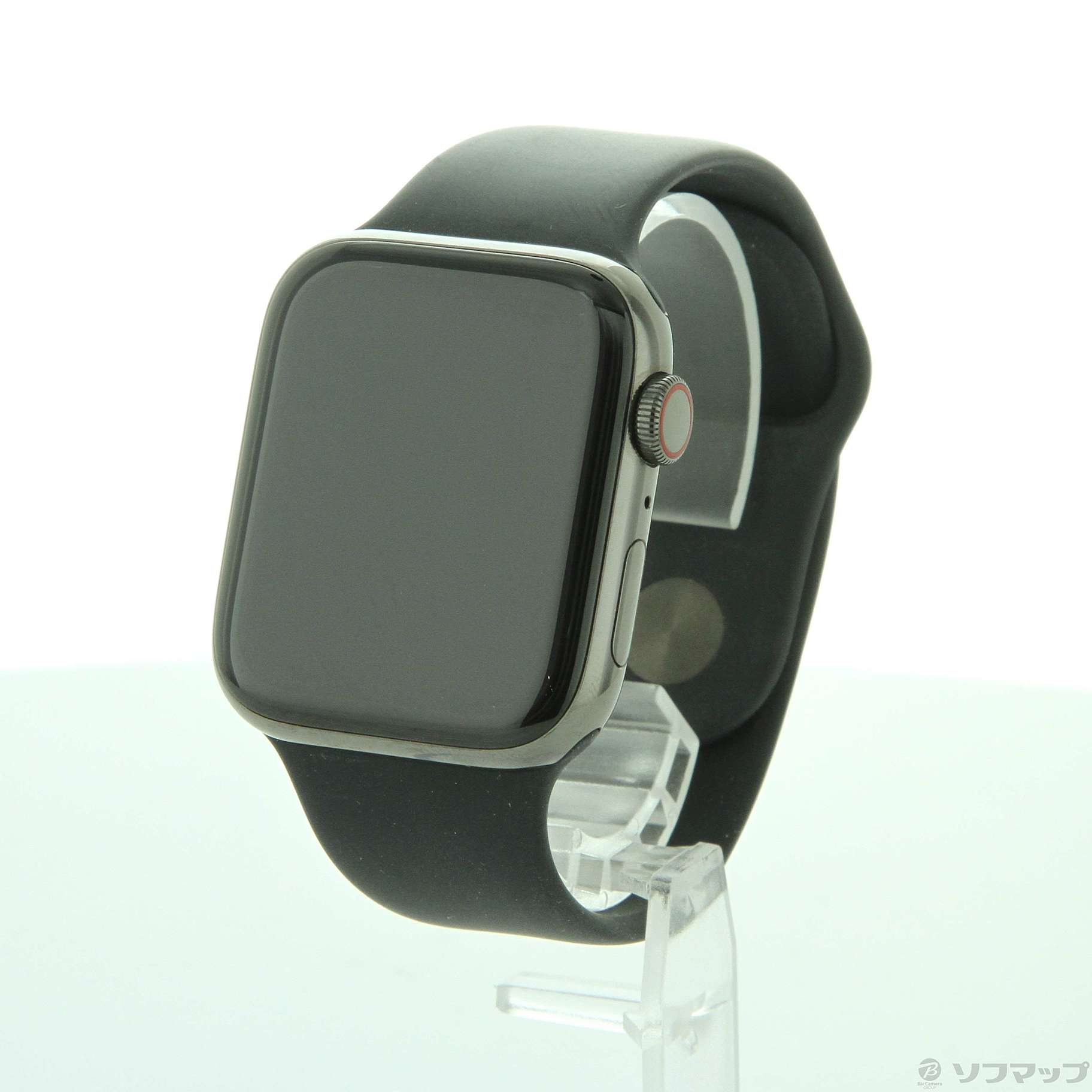 Apple Watch Series 6 GPS + Cellular 44mm グラファイトステンレススチールケース ブラックスポーツバンド