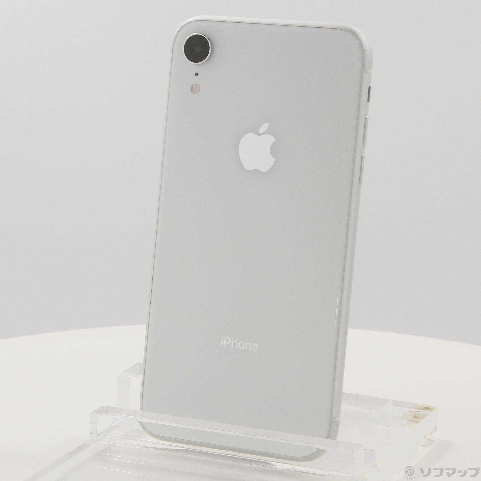 (中古)Apple iPhoneXR 64GB ホワイト MT032J/A SIMフリー(196-ud)