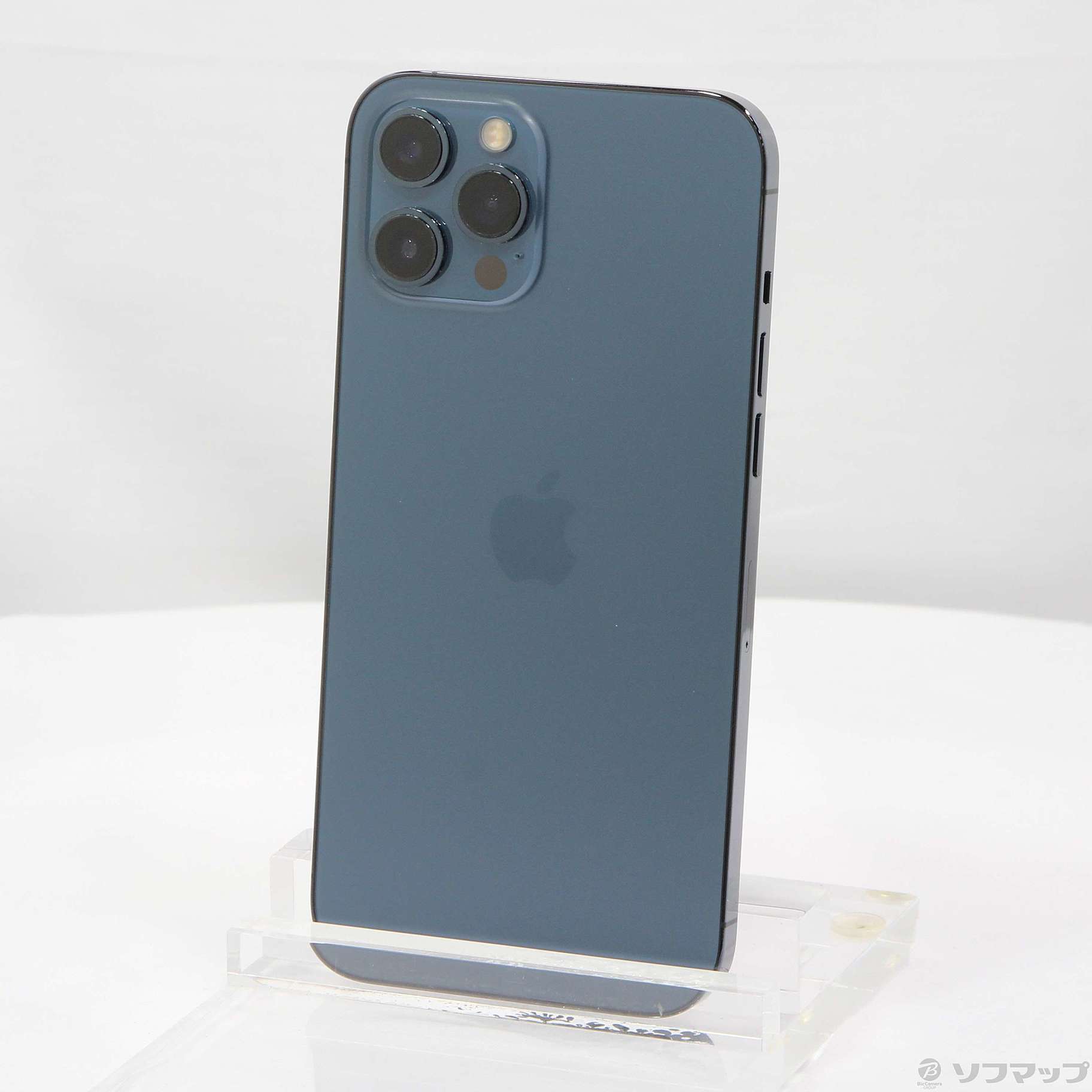 中古】iPhone12 Pro Max 128GB パシフィックブルー MGCX3J／A SIM