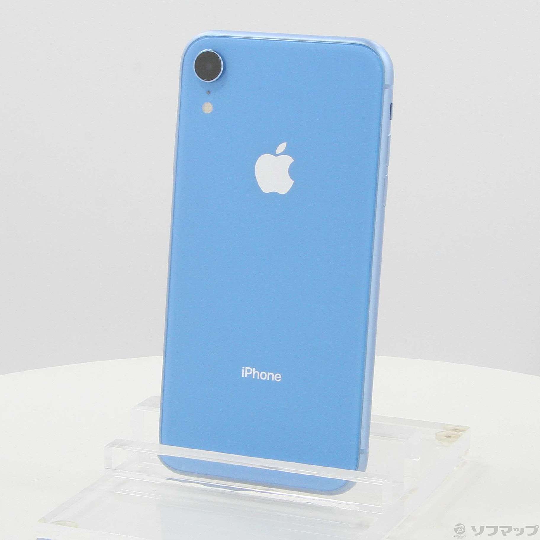バッテリー最大容量80％Softbank iPhoneXR 64GB ブルー