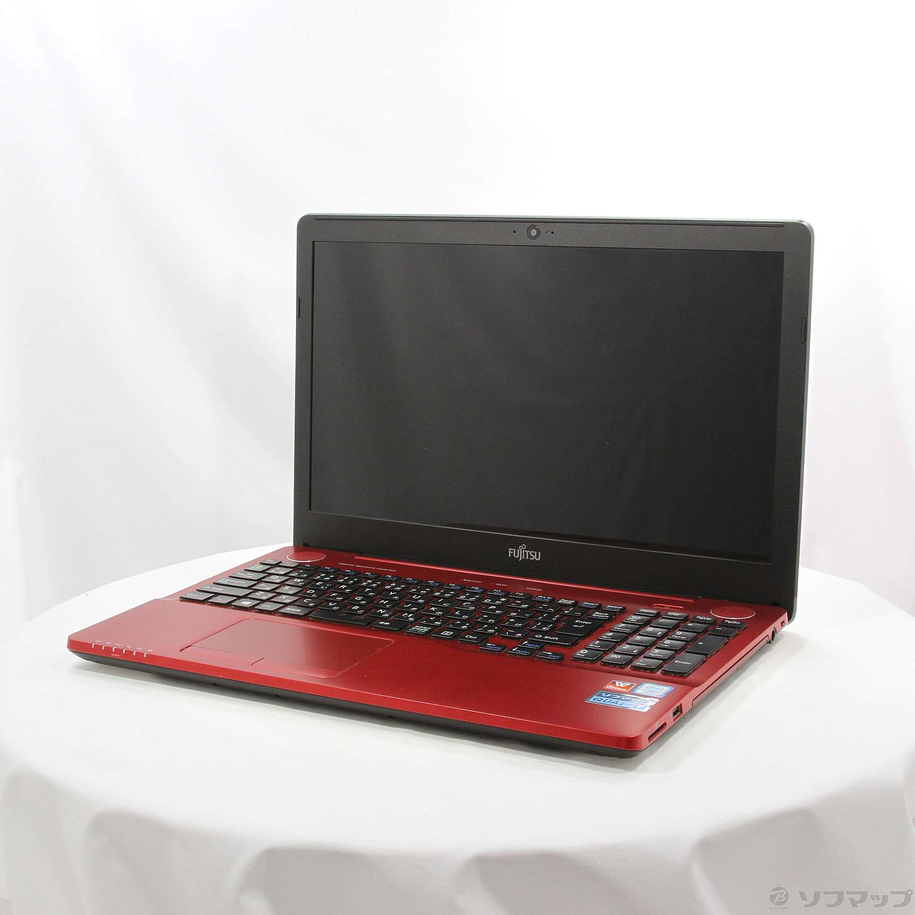 中古】LIFEBOOK AH53／X FMVA53XR ルビーレッド 〔Windows 10〕 ［Core