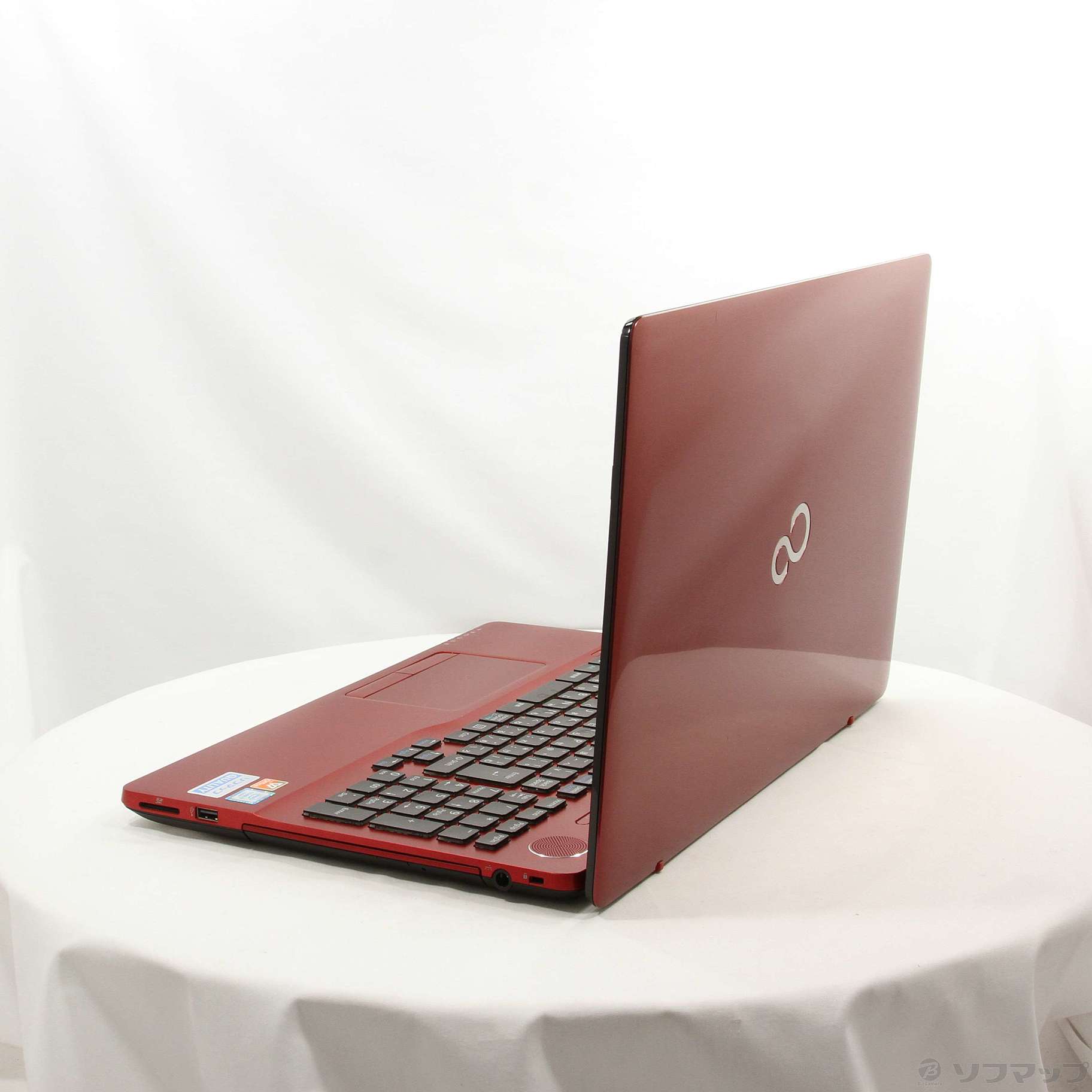 中古】LIFEBOOK AH53／X FMVA53XR ルビーレッド 〔Windows 10