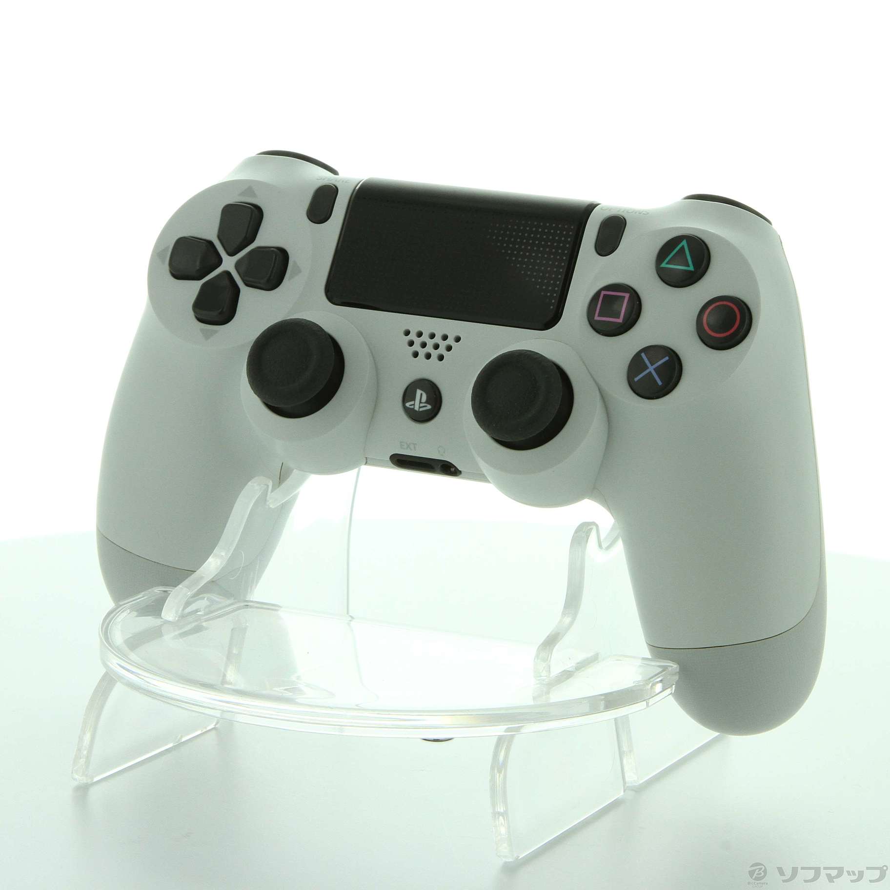 中古】ワイヤレスコントローラー DUALSHOCK4 グレイシャー・ホワイト