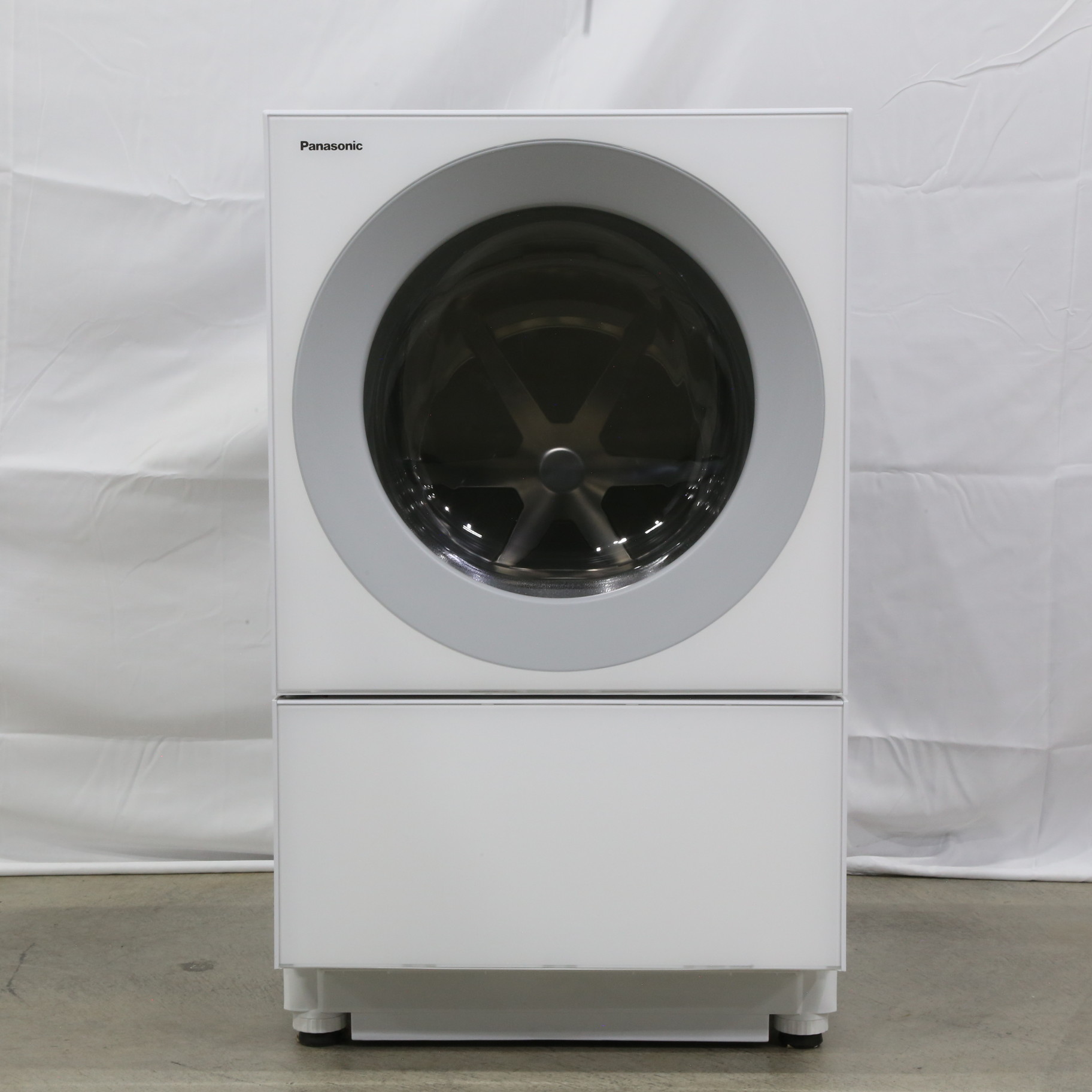 〔展示品〕 ドラム式洗濯乾燥機 Cuble（キューブル） シルバーグレー NA-VG770L-H ［洗濯7.0kg ／乾燥3.5kg  ／ヒーター乾燥(排気タイプ) ／左開き］