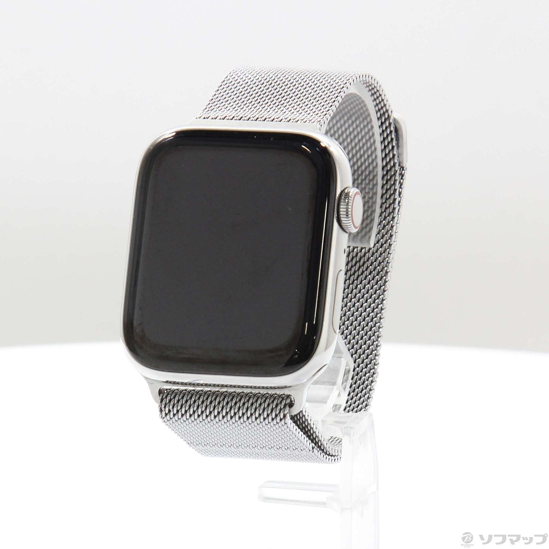 Apple Watch Series 5 GPS + Cellular 44mm ステンレススチールケース ミラネーゼループ