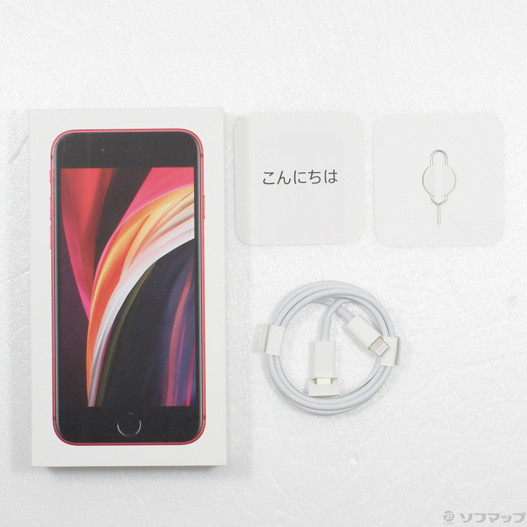 中古】iPhone SE 第2世代 64GB プロダクトレッド MHGR3J／A SIM