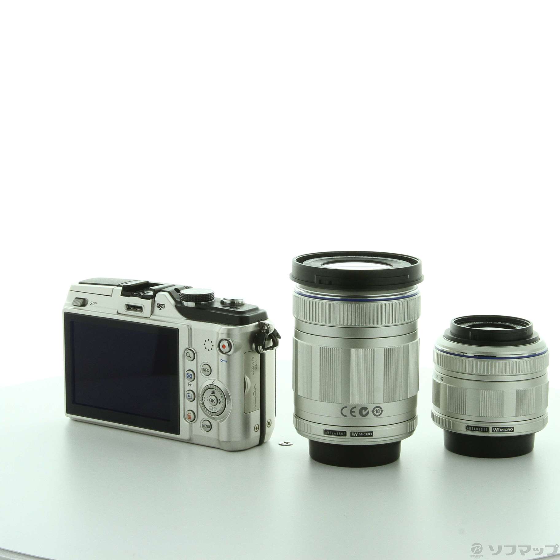 中古】オリンパス PEN Lite E-PL2 ダブルレンズキット ペン
