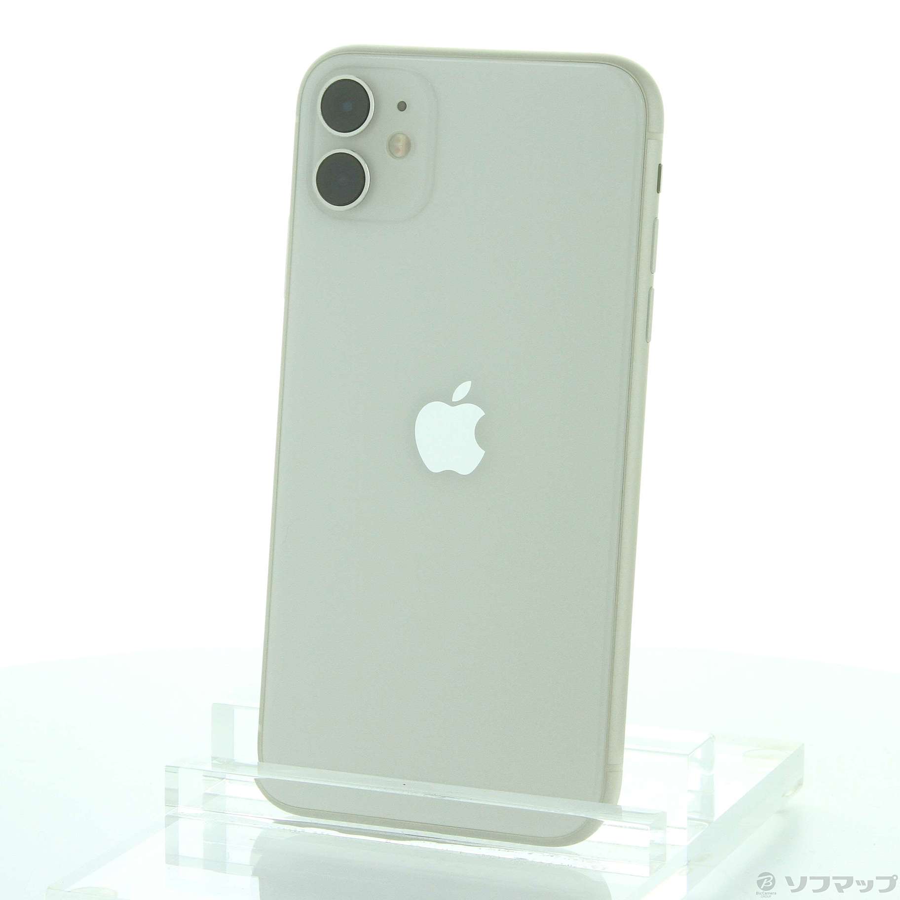 中古】iPhone11 128GB ホワイト MWM22J／A SIMフリー [2133051243848