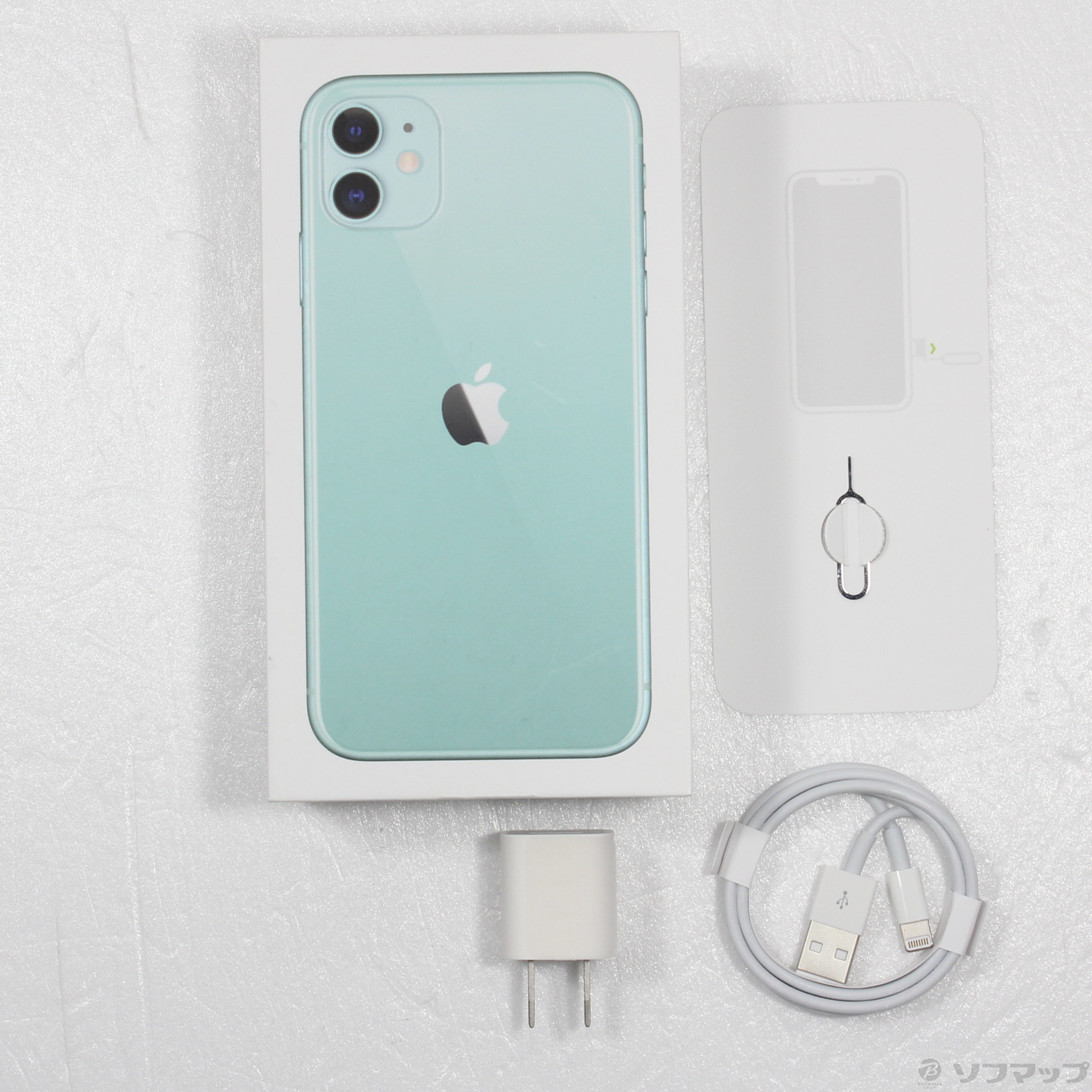 中古】iPhone11 64GB グリーン MWLY2J／A SIMフリー [2133051251928