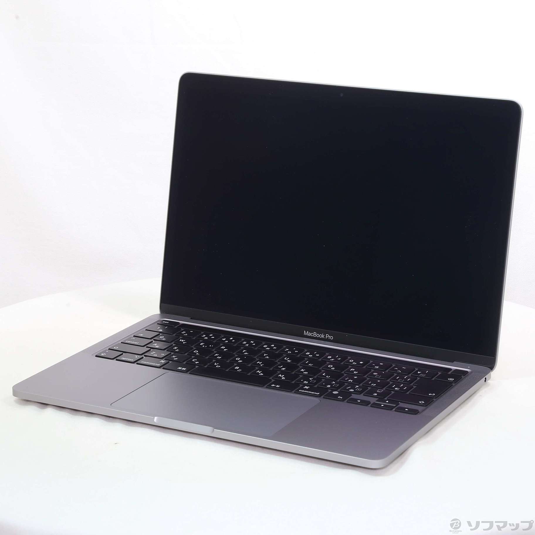 (中古)MacBook Pro 13.3-inch Late 2020 MYD82J/A M1 8コアCPU_8コアGPU 8GB SSD256GB スペースグレイ (12.6 Monterey)(220-ud)