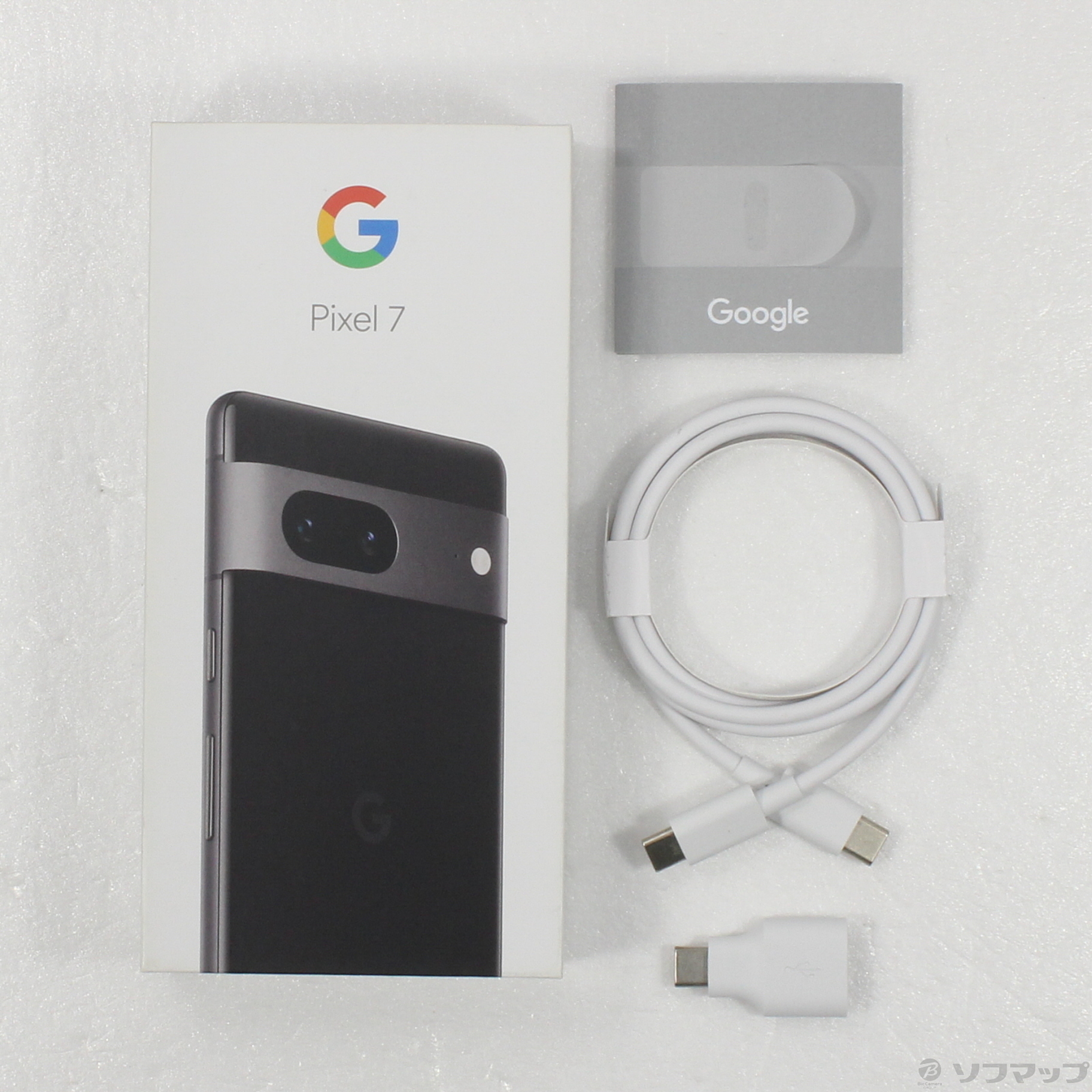 中古】Google Pixel 7 128GB オブシディアン GA03923-JP SIMフリー