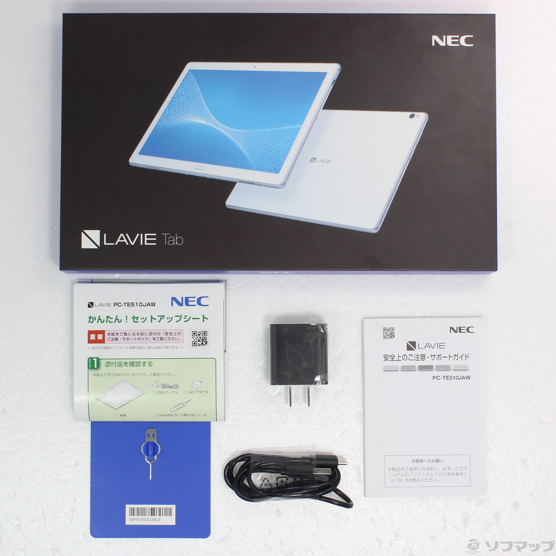 LAVIE Tab E TE510／JAW 64GB ホワイト PC-TE510JAW Wi-Fi