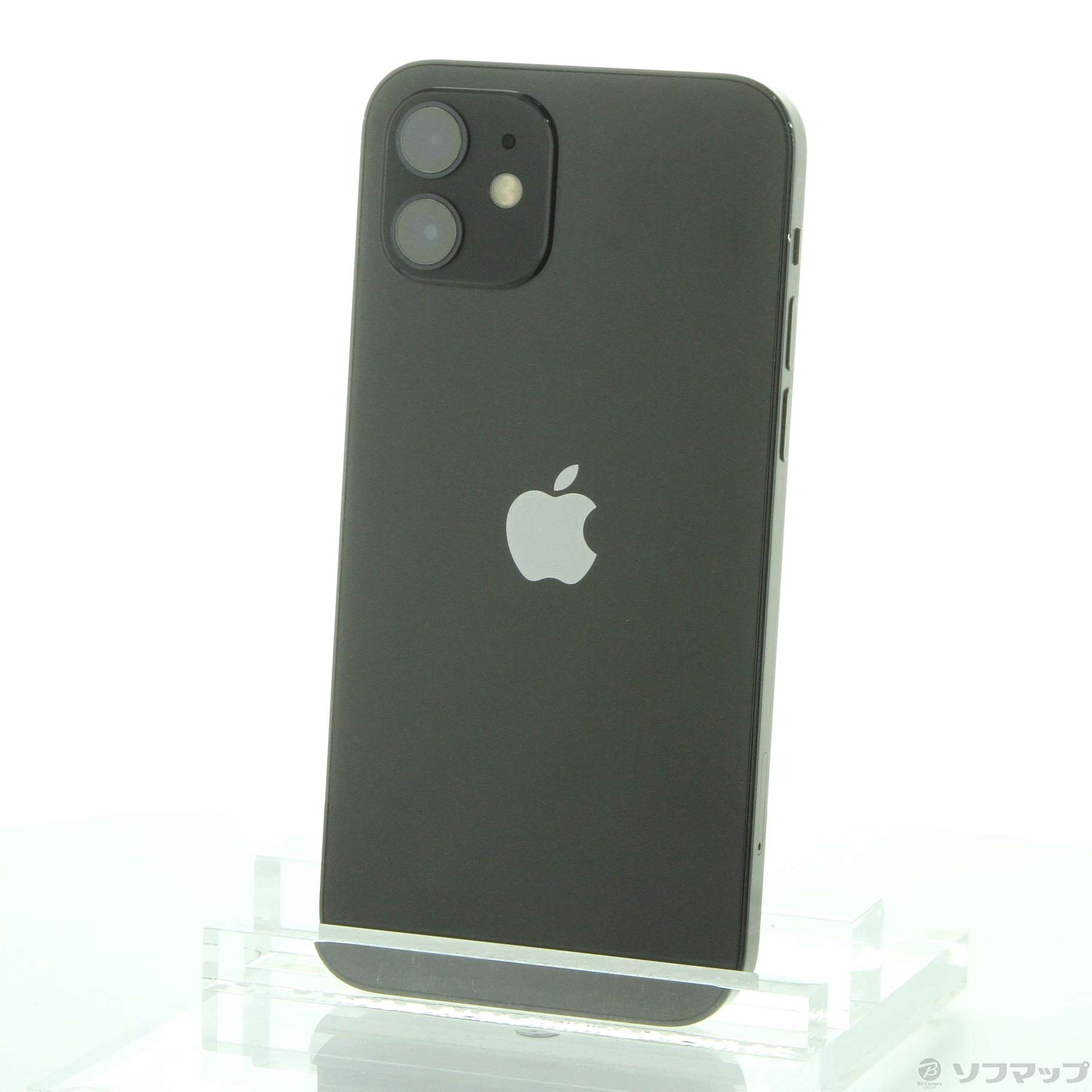 (中古)Apple iPhone12 64GB ブラック MGHN3J/A SIMフリー(262-ud)