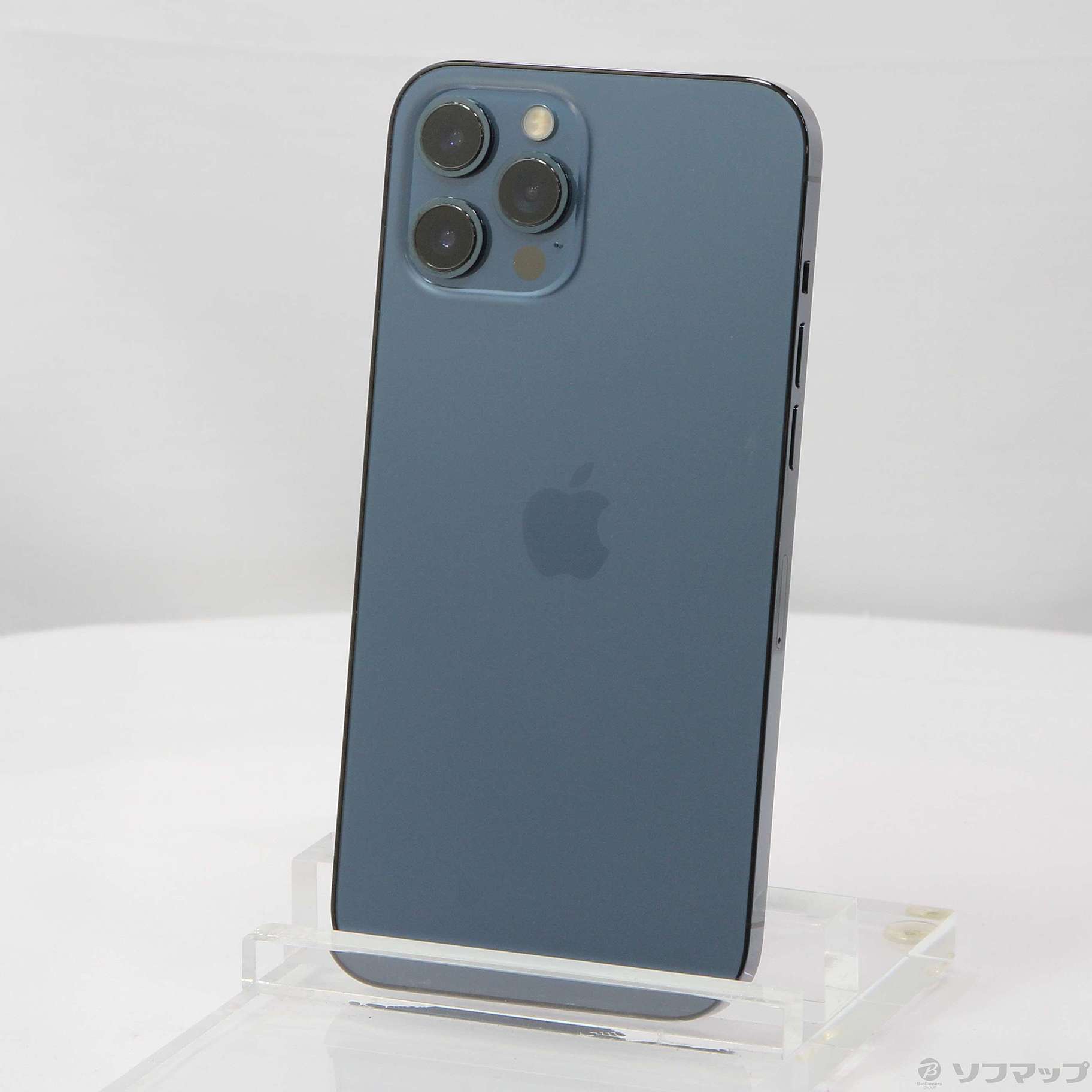 中古】iPhone12 Pro Max 256GB パシフィックブルー MGD23J／A SIM