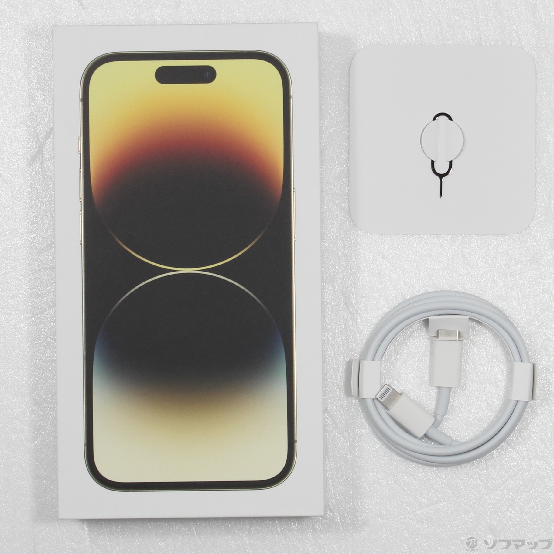 中古】セール対象品 iPhone14 Pro 128GB ゴールド MQ073J／A SIMフリー