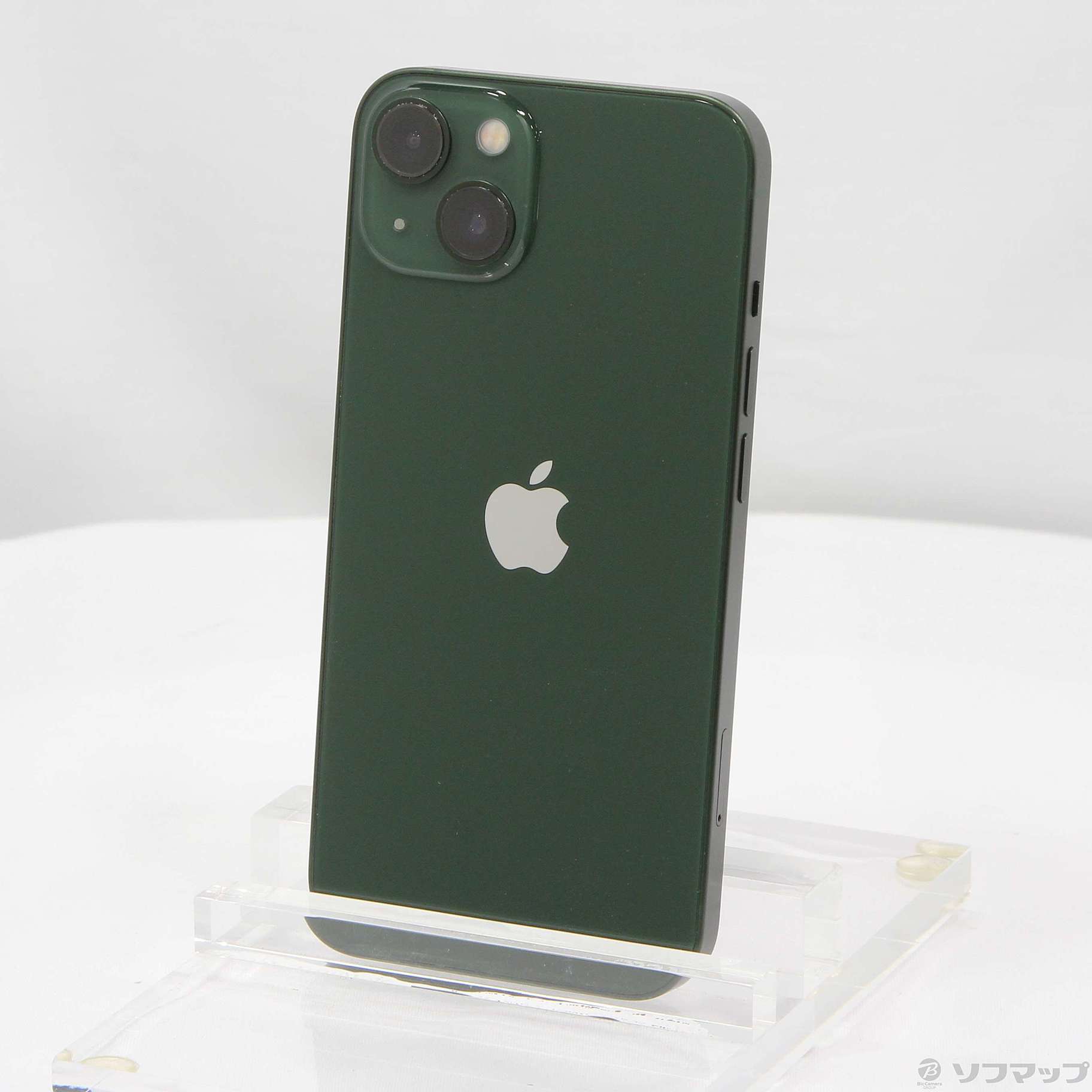 (中古)Apple (展示品) iPhone13 128GB グリーン 3K583J/A SIMフリー(348-ud)